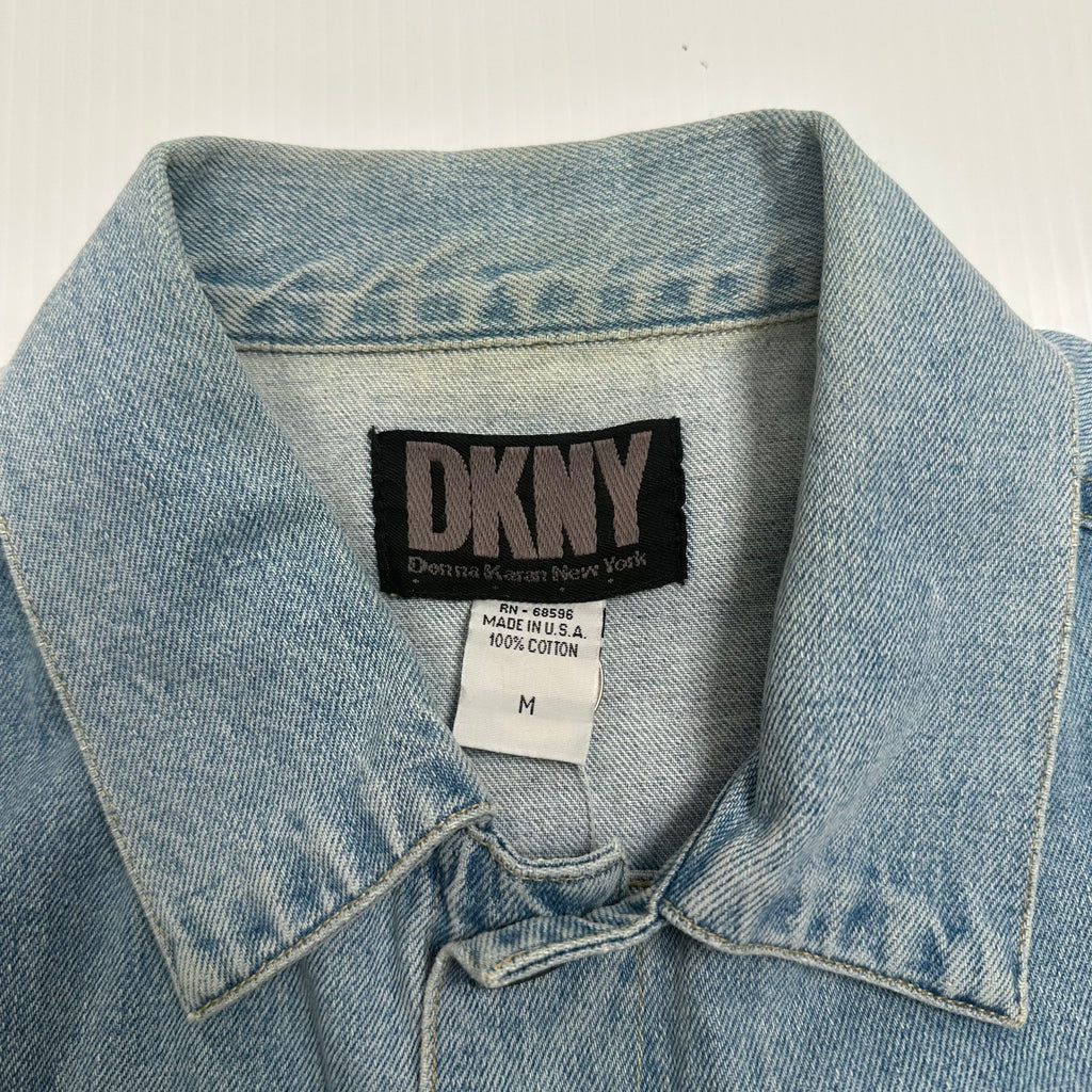 Vintage DKNY Light Wash Denim Jacket Women's M