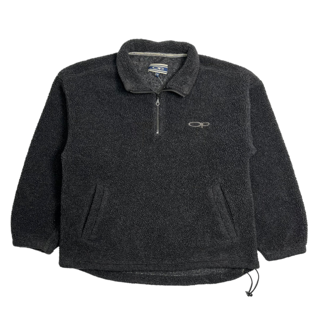 Vintage Ocean Pacific Deep Pile 1/4 Zip Fleece S