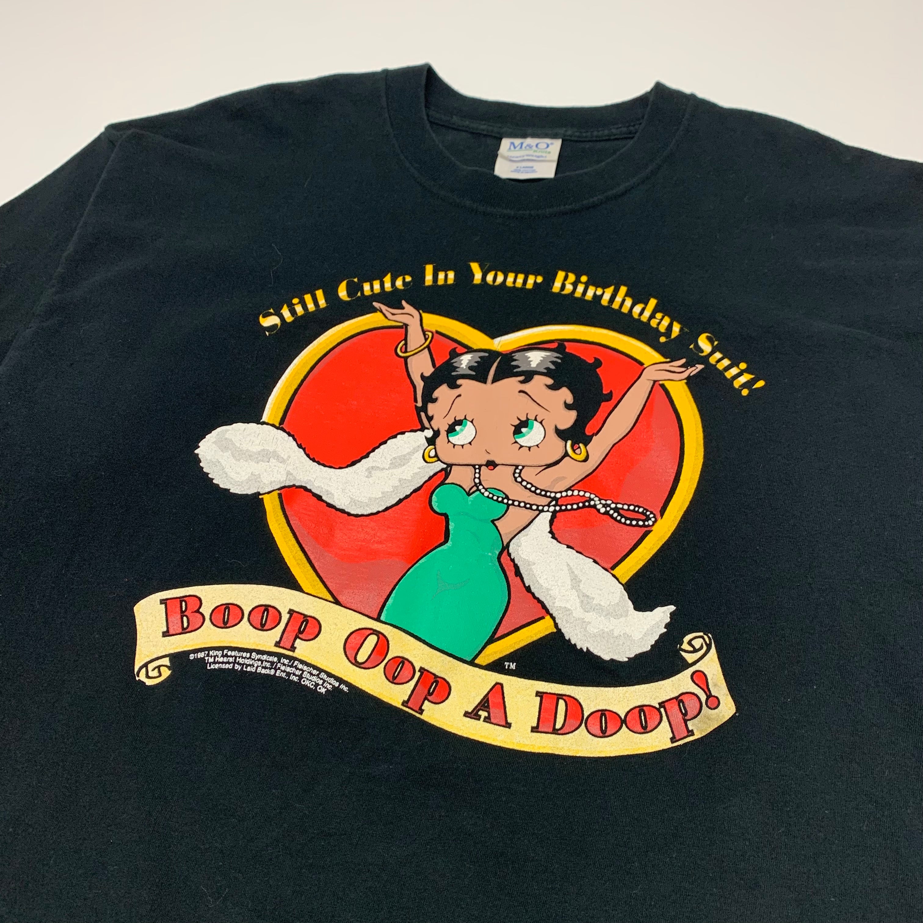 Vintage Betty Boop Birthday Suit Tee XL