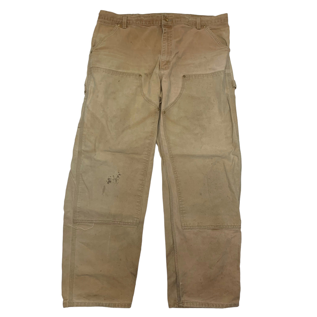 Carhartt Tan Double Knee Denim 40x32