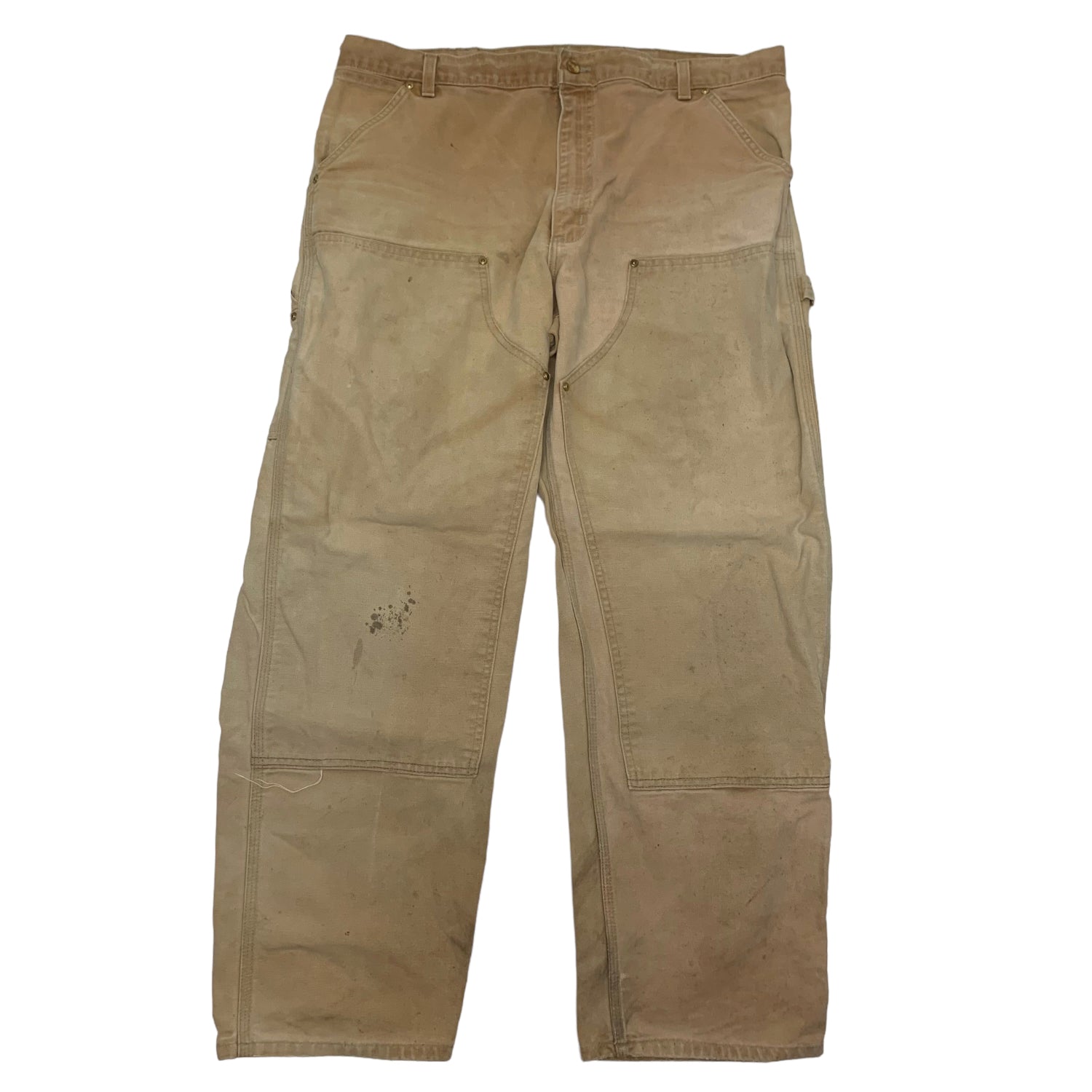 Carhartt Tan Double Knee Denim 40x32