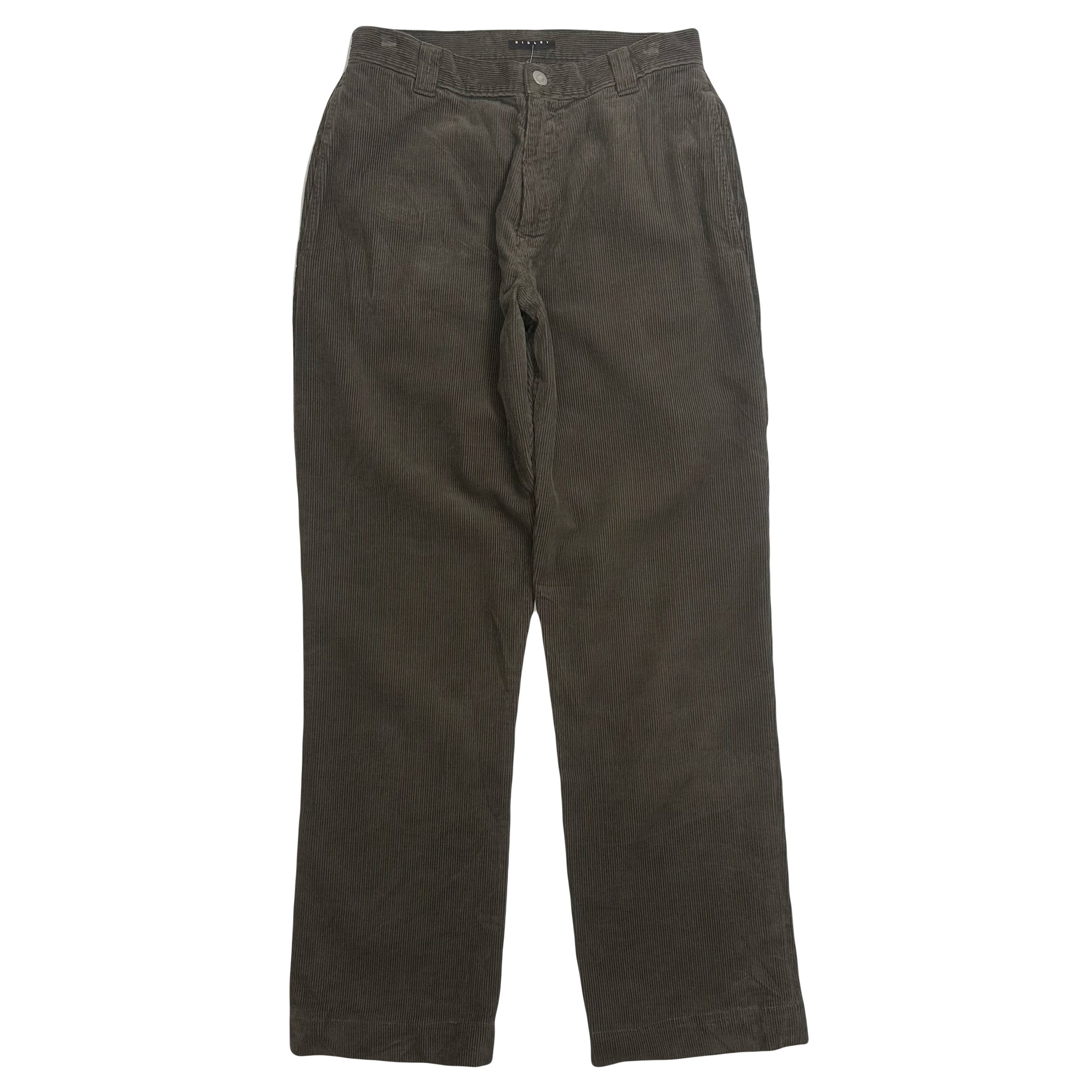 Sisley Corduroy Straight Leg Trousers 28