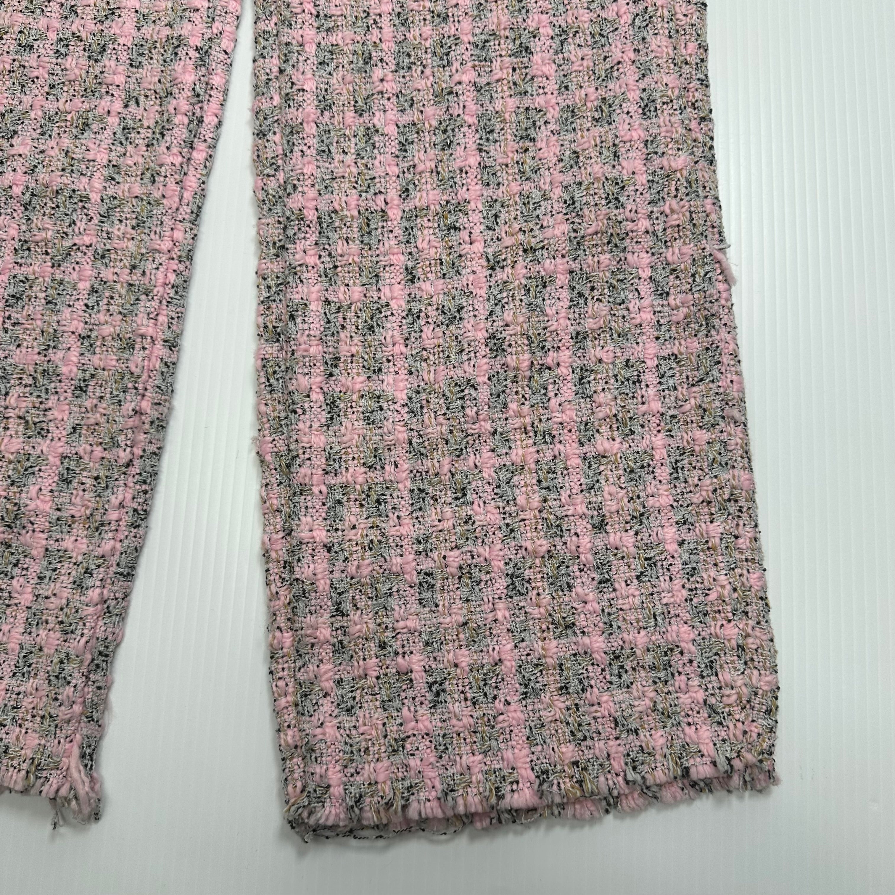 Drew House Woven Pink Boucle Plaid Pants M