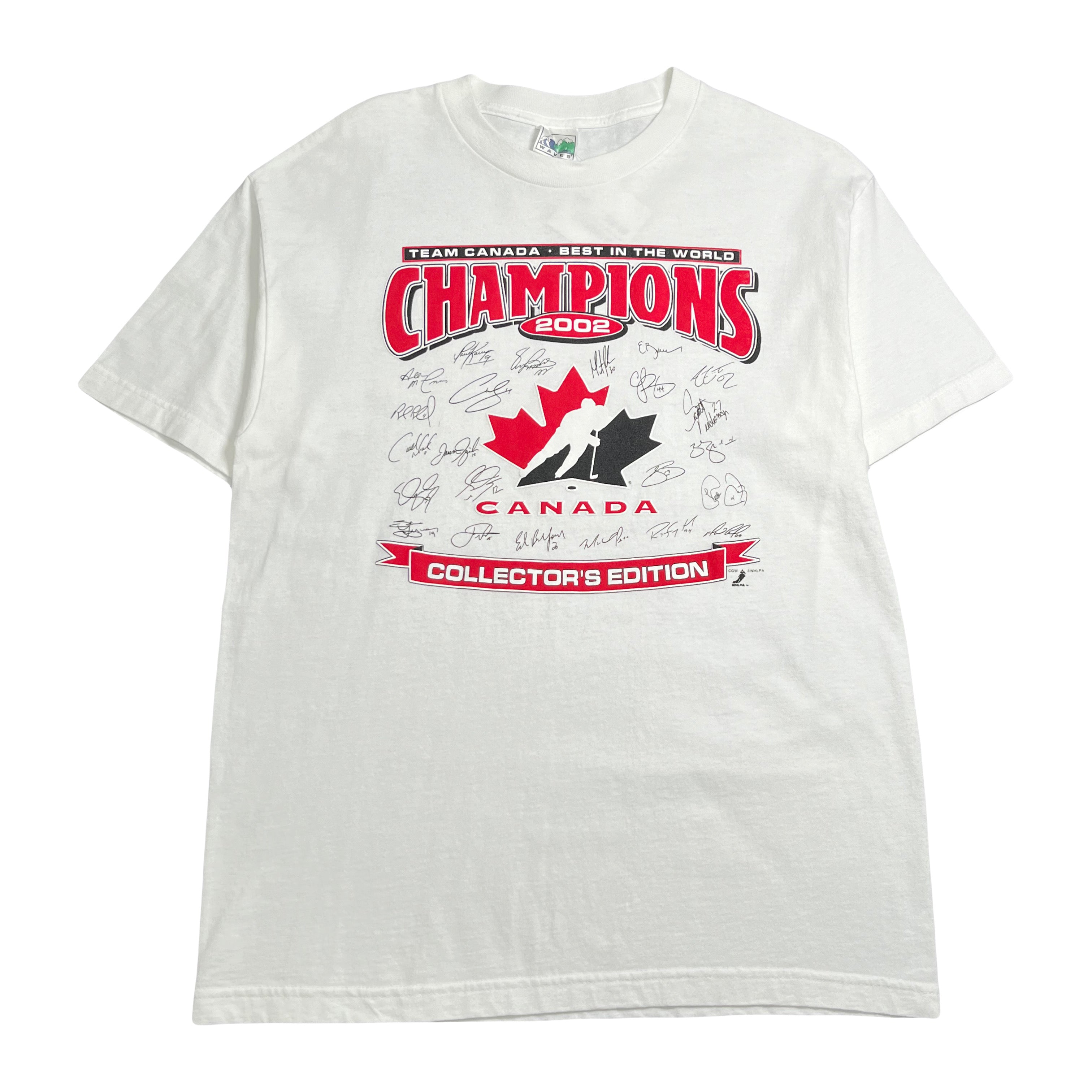 2002 Team Canada Champions Tee L