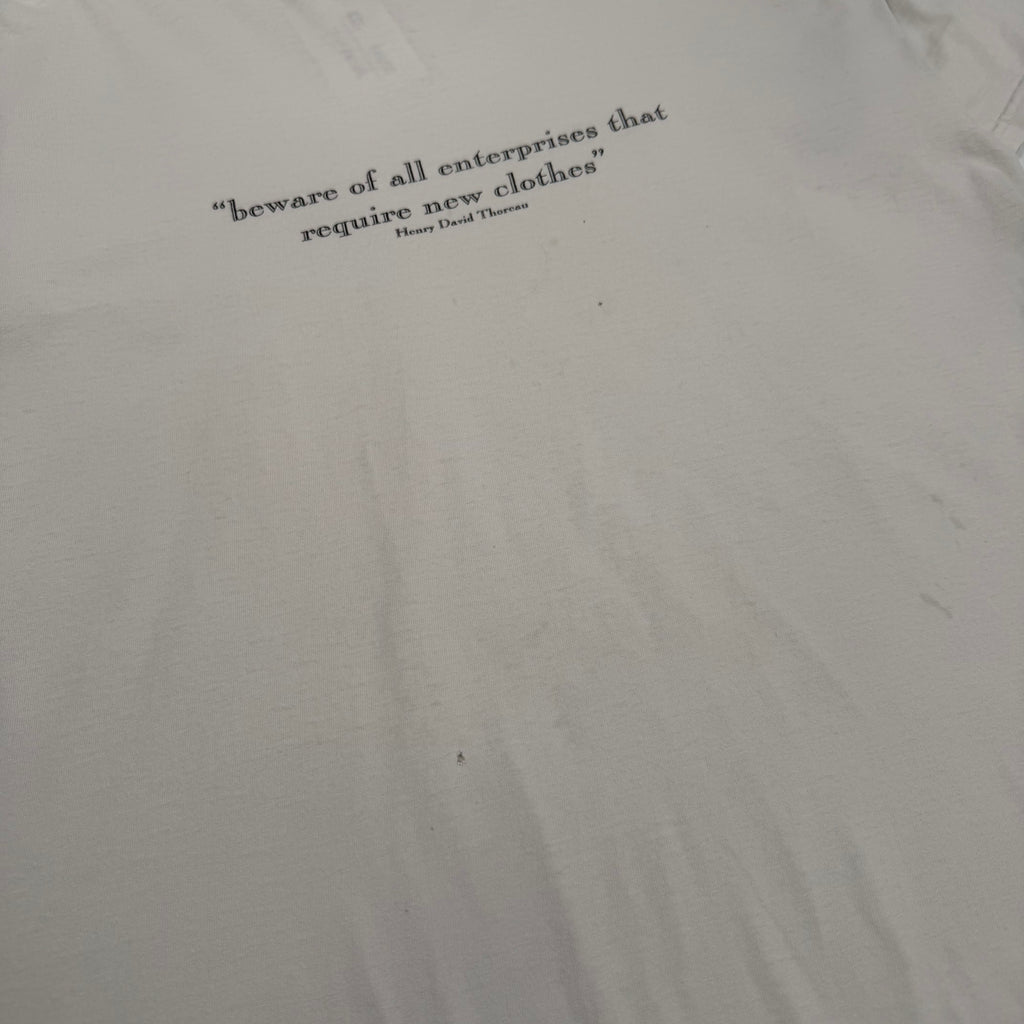 Vintage Henry David Thoreau Quote Tee XL