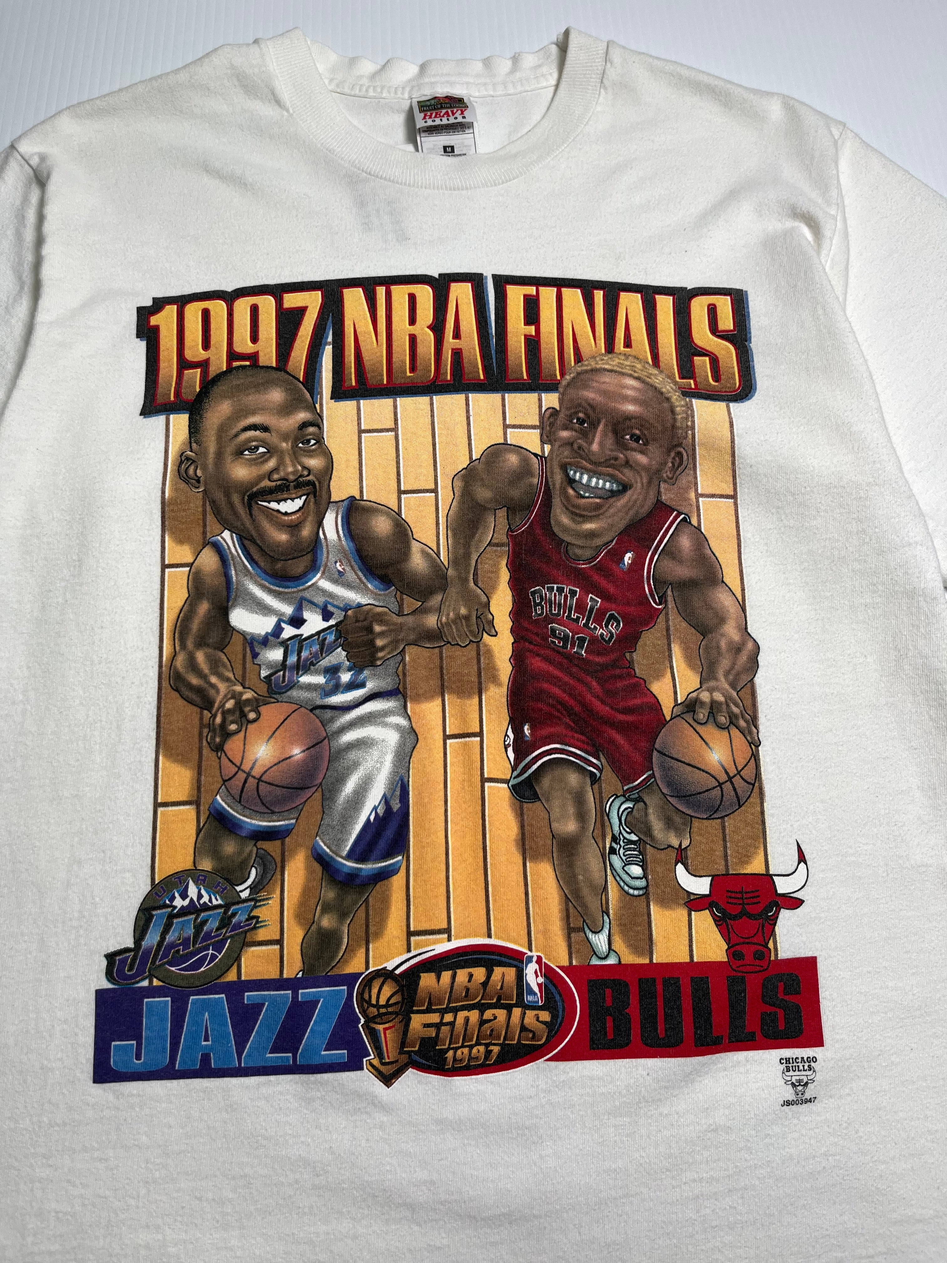 1997 Bulls vs. Jazz NBA Finals Tee M