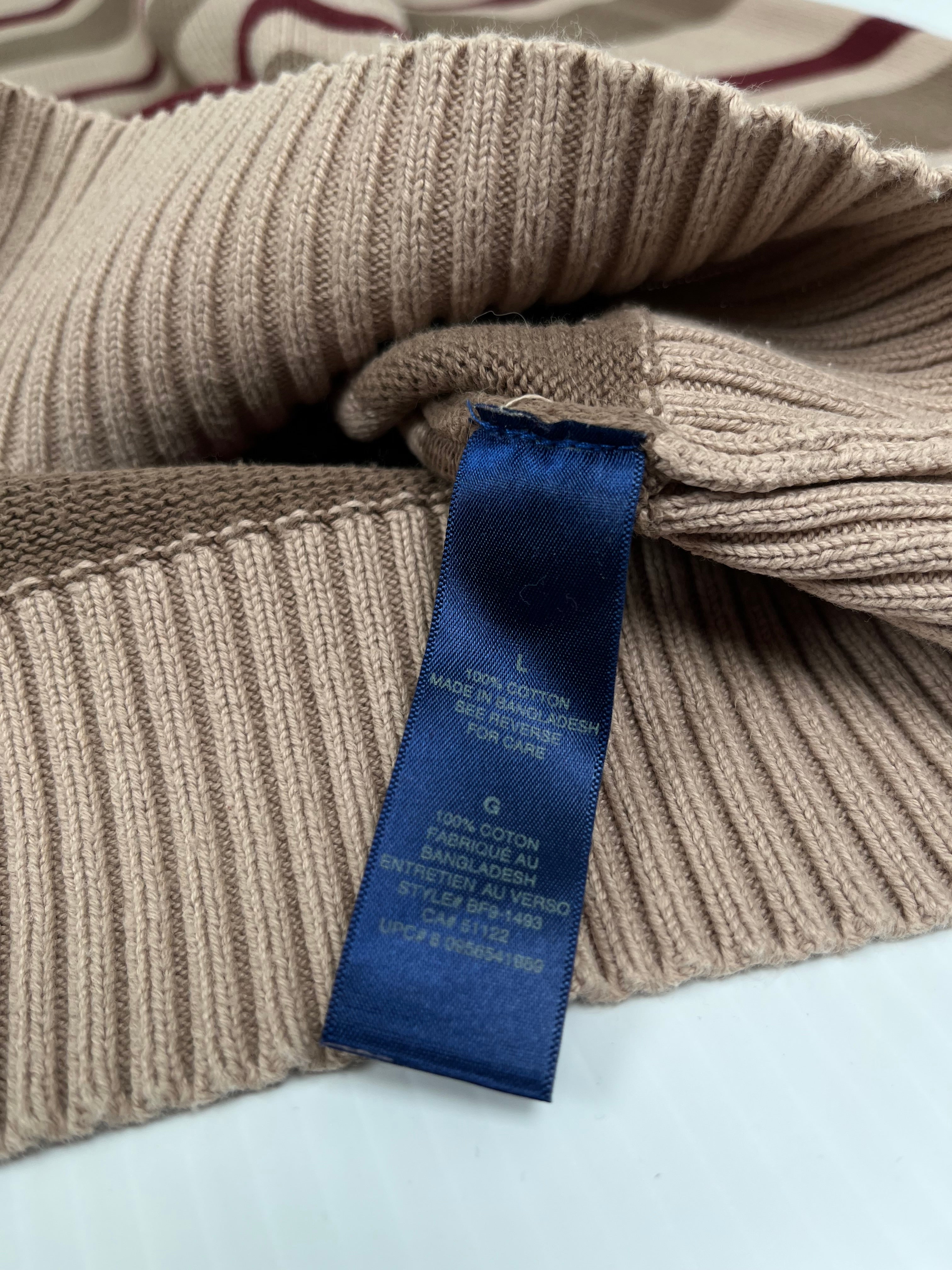 B.U.M. Equipment Striped Sweater L