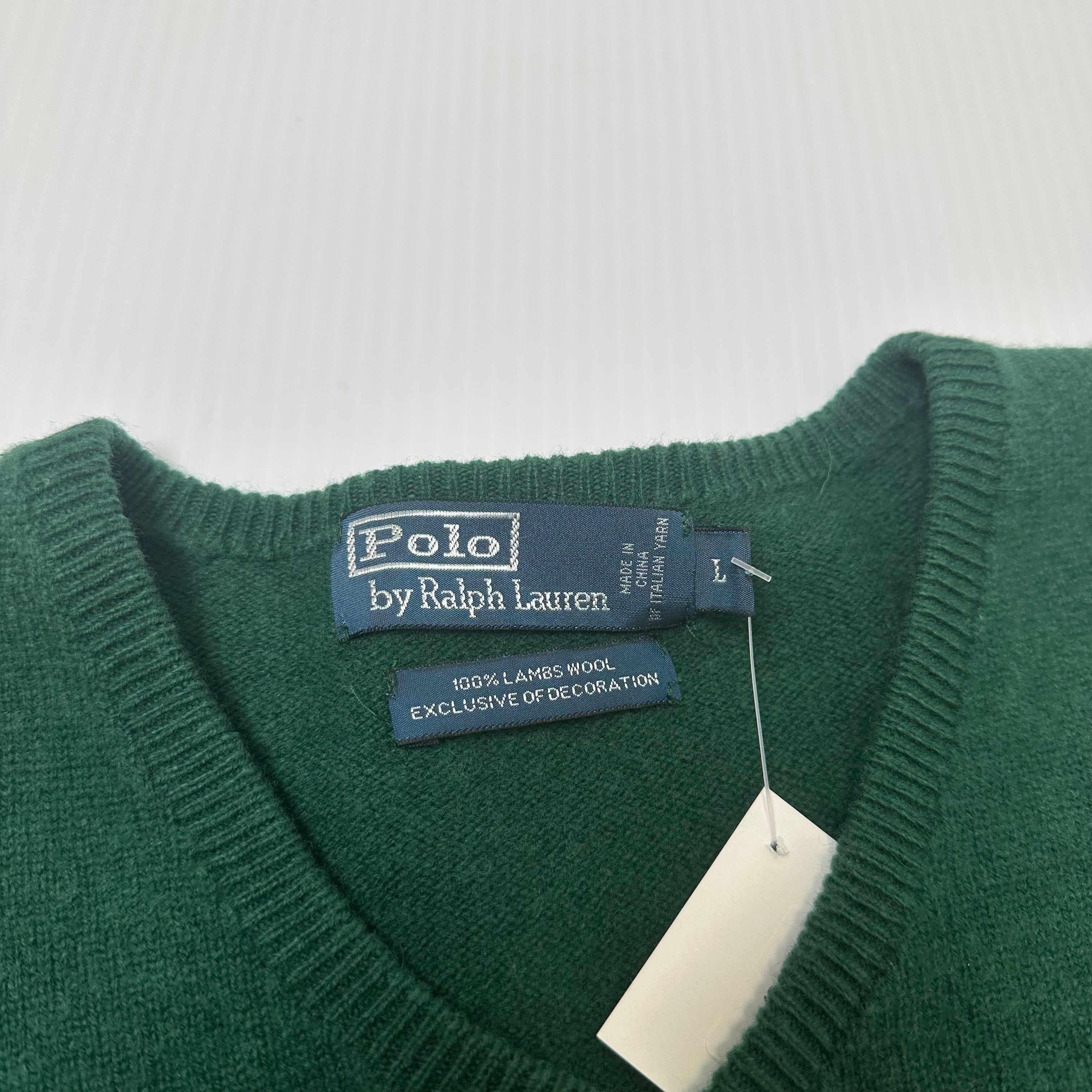 Vintage Polo Ralph Lauren Lambswool Sweater L