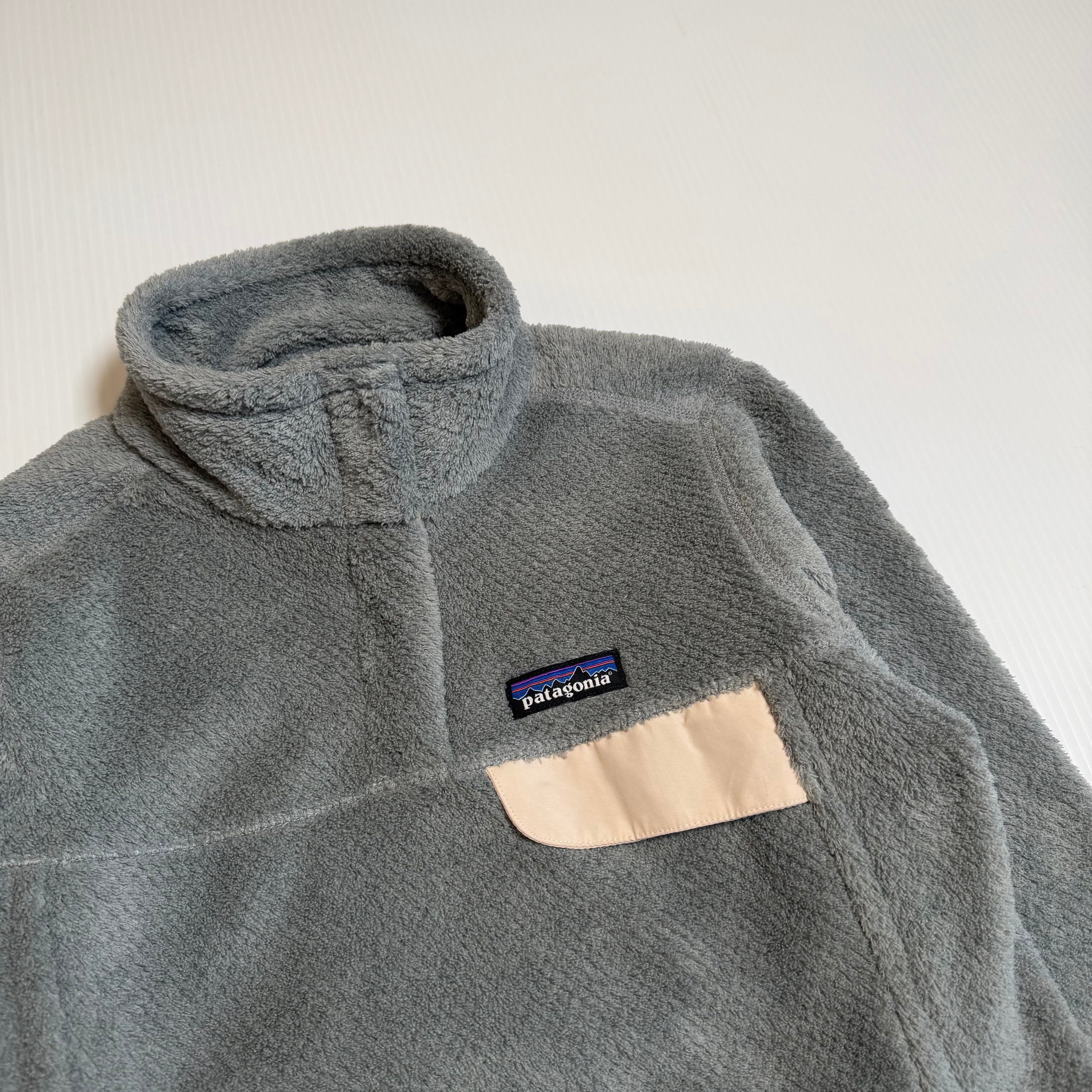 Patagonia Fleece 1/4 Button Snap Jacket S