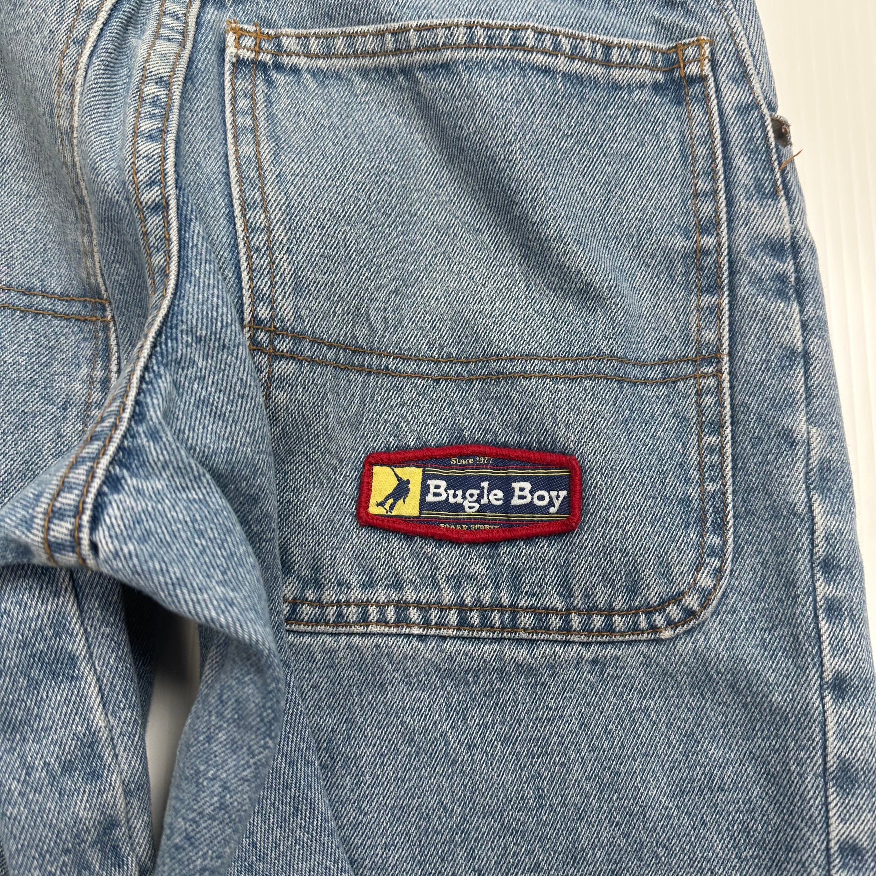 Vintage Bugle Boy Chopped Denim Shorts Women's 10