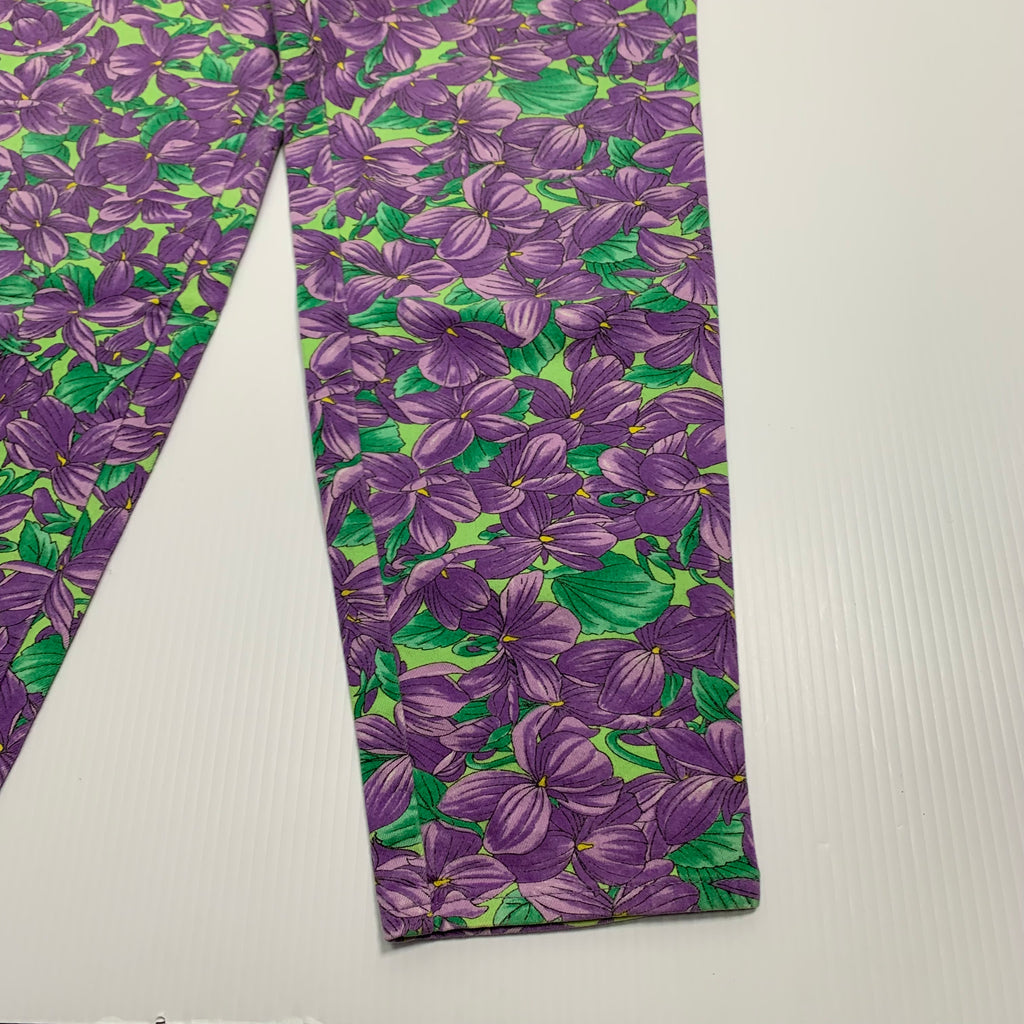 90s Versace Floral Print Denim 29