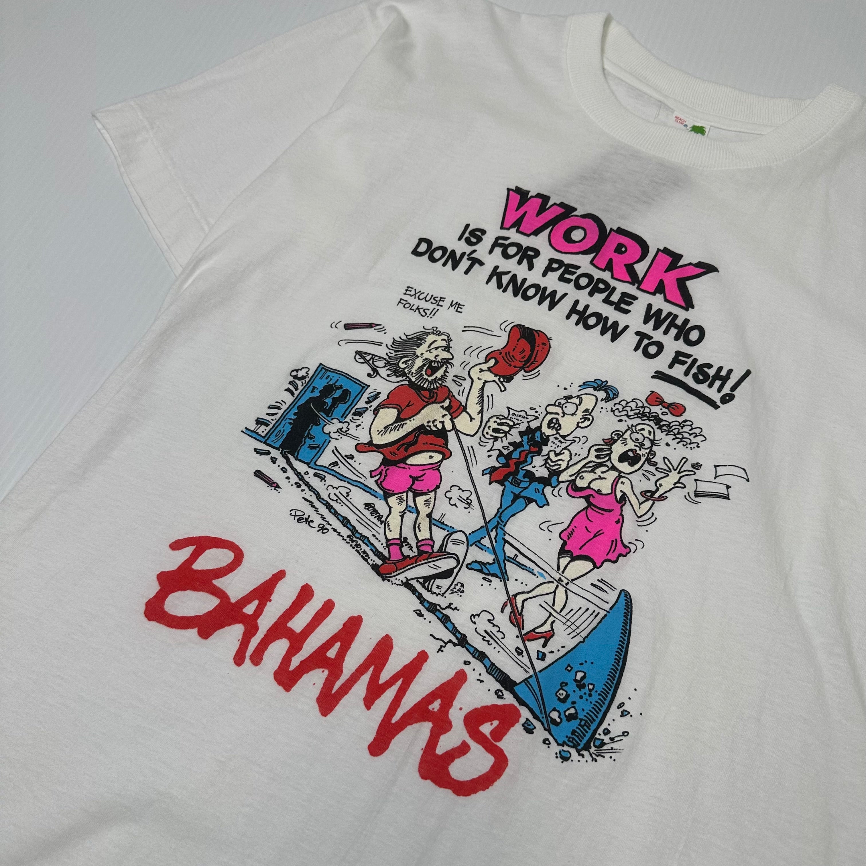 1990 Don't Know How To Fish Tee M