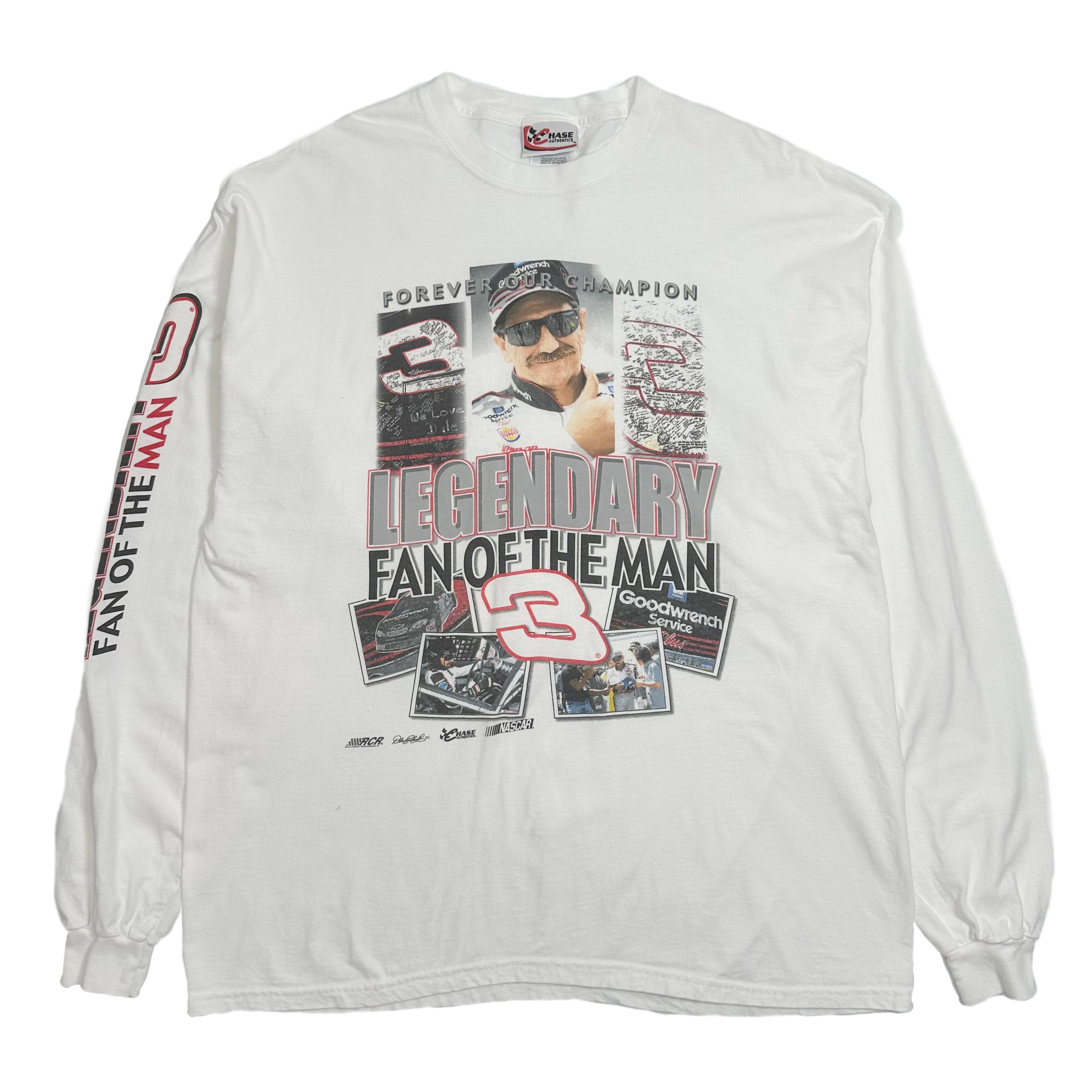Vintage Dale Earnhardt Legendary Longsleeve NASCAR Shirt XL