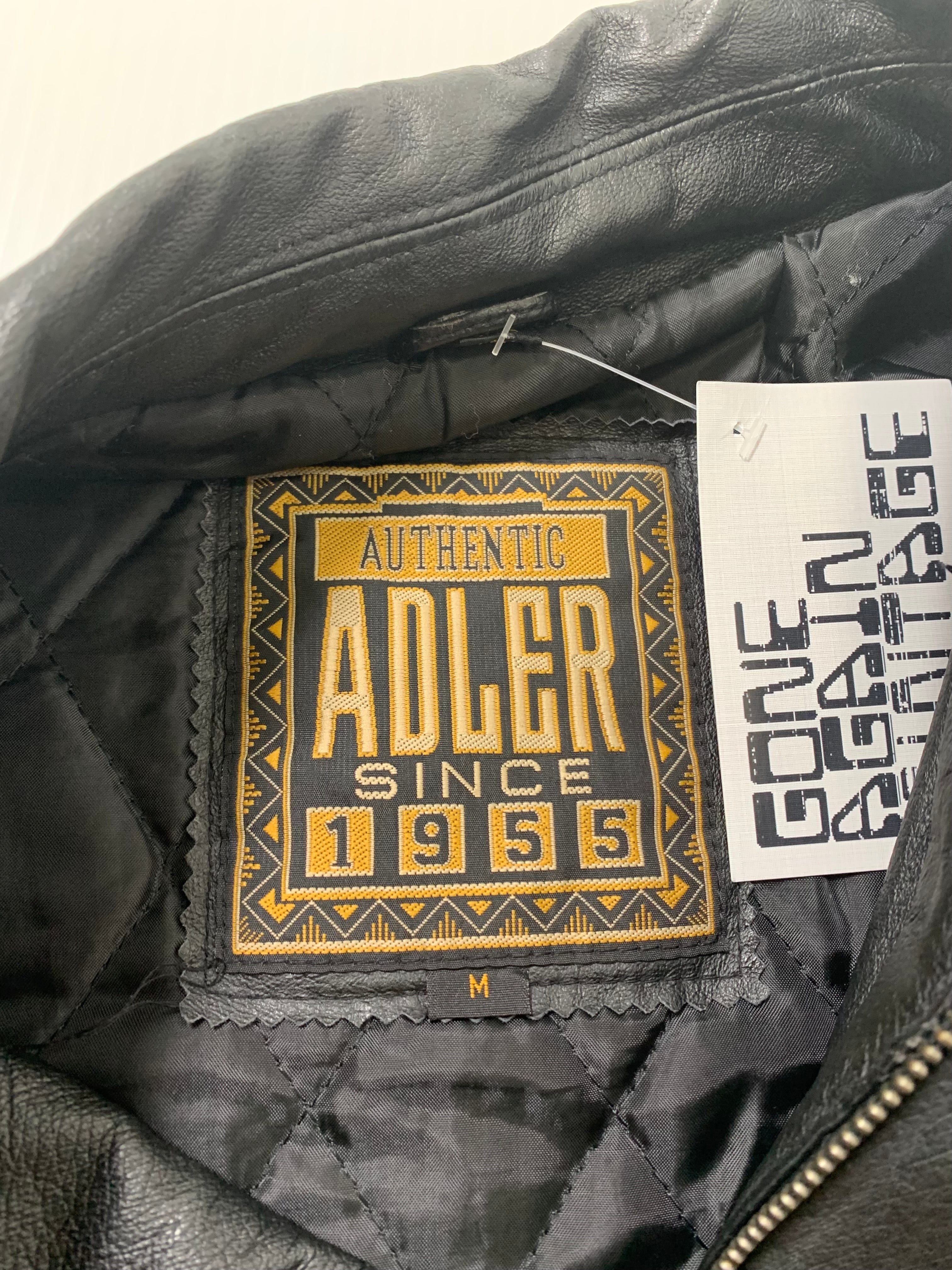 Vintage Adler Leather Bomber Jacket M