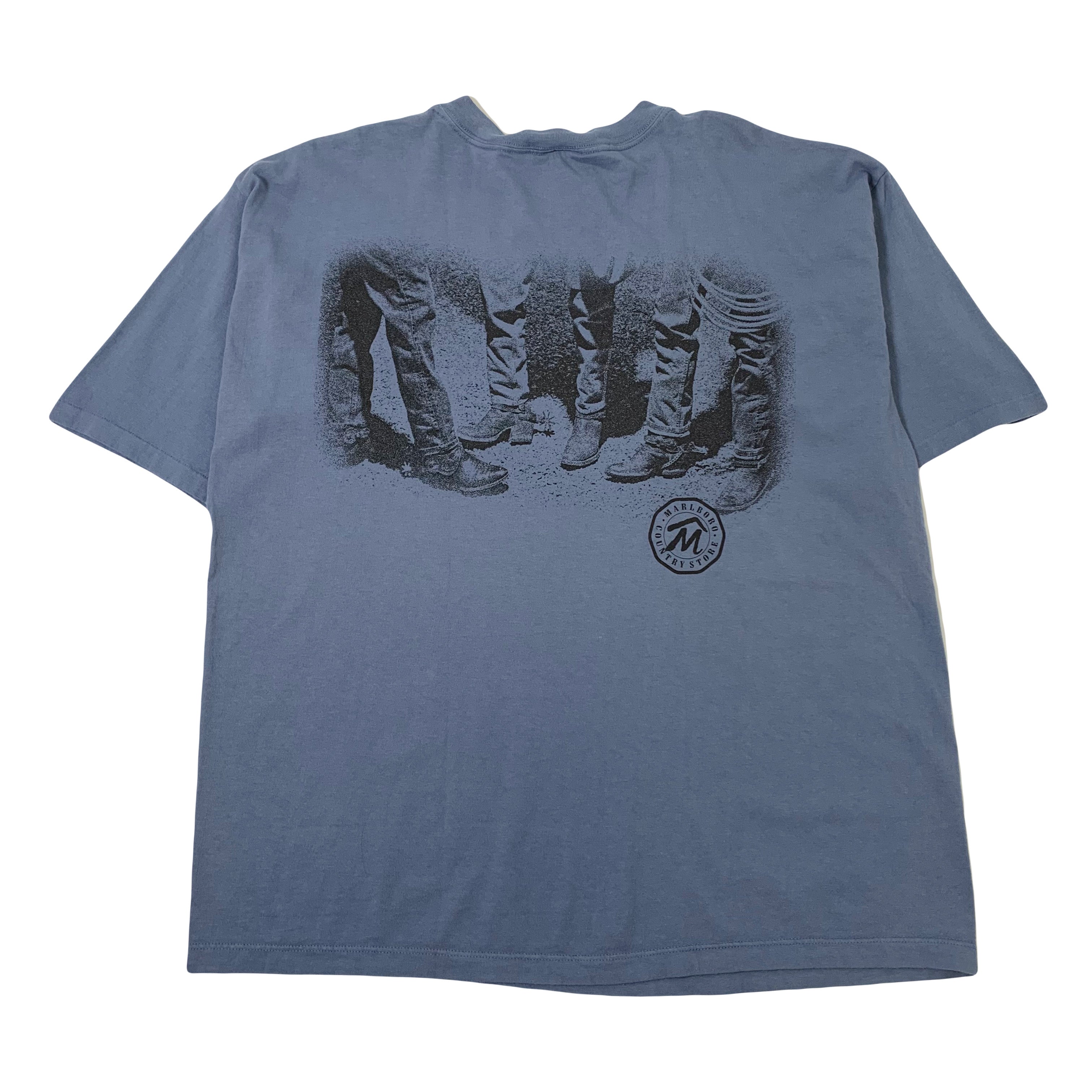 Vintage Marlboro Country Store Cowboy Boots Tee XL