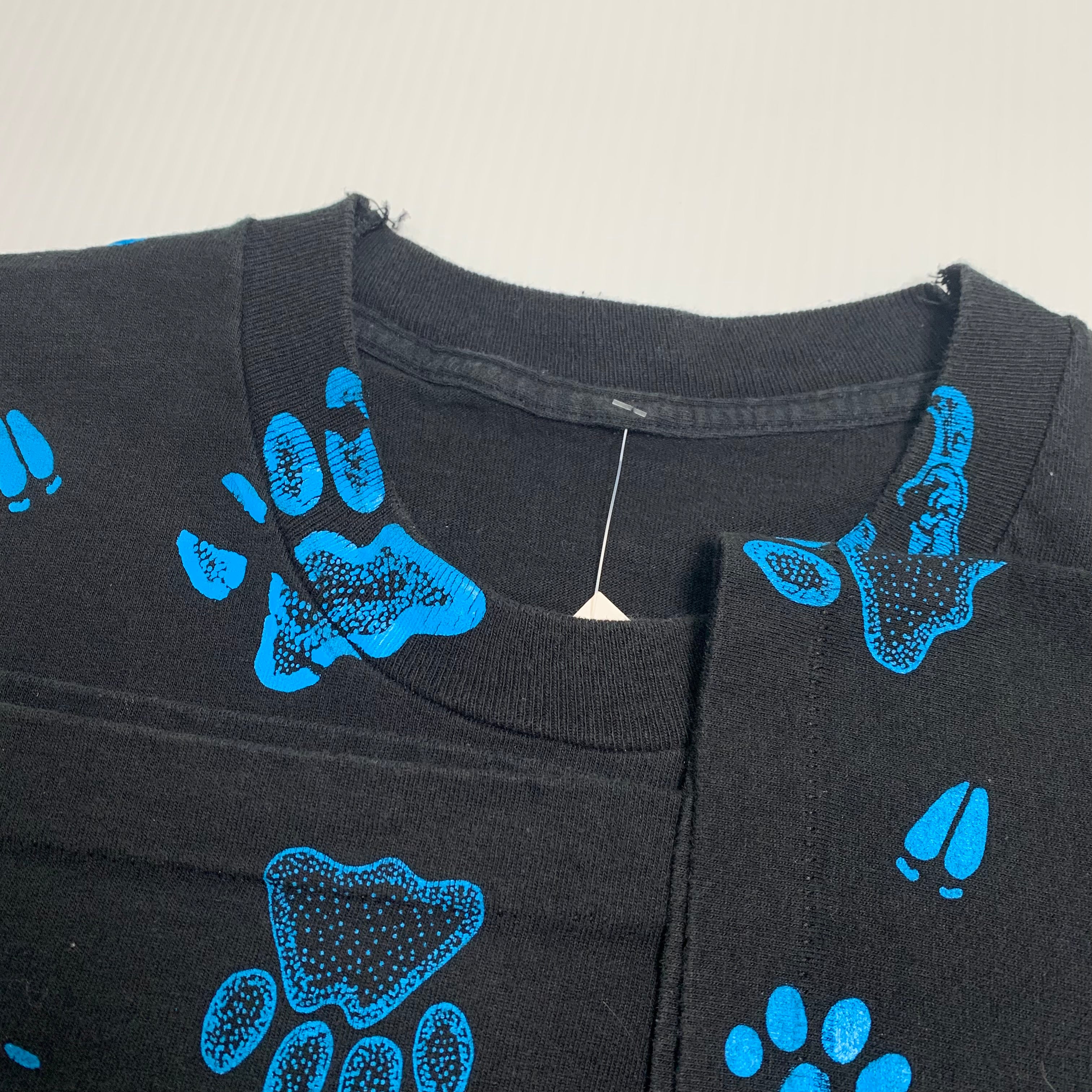Vintage Wolf AOP Graphic Tee XL