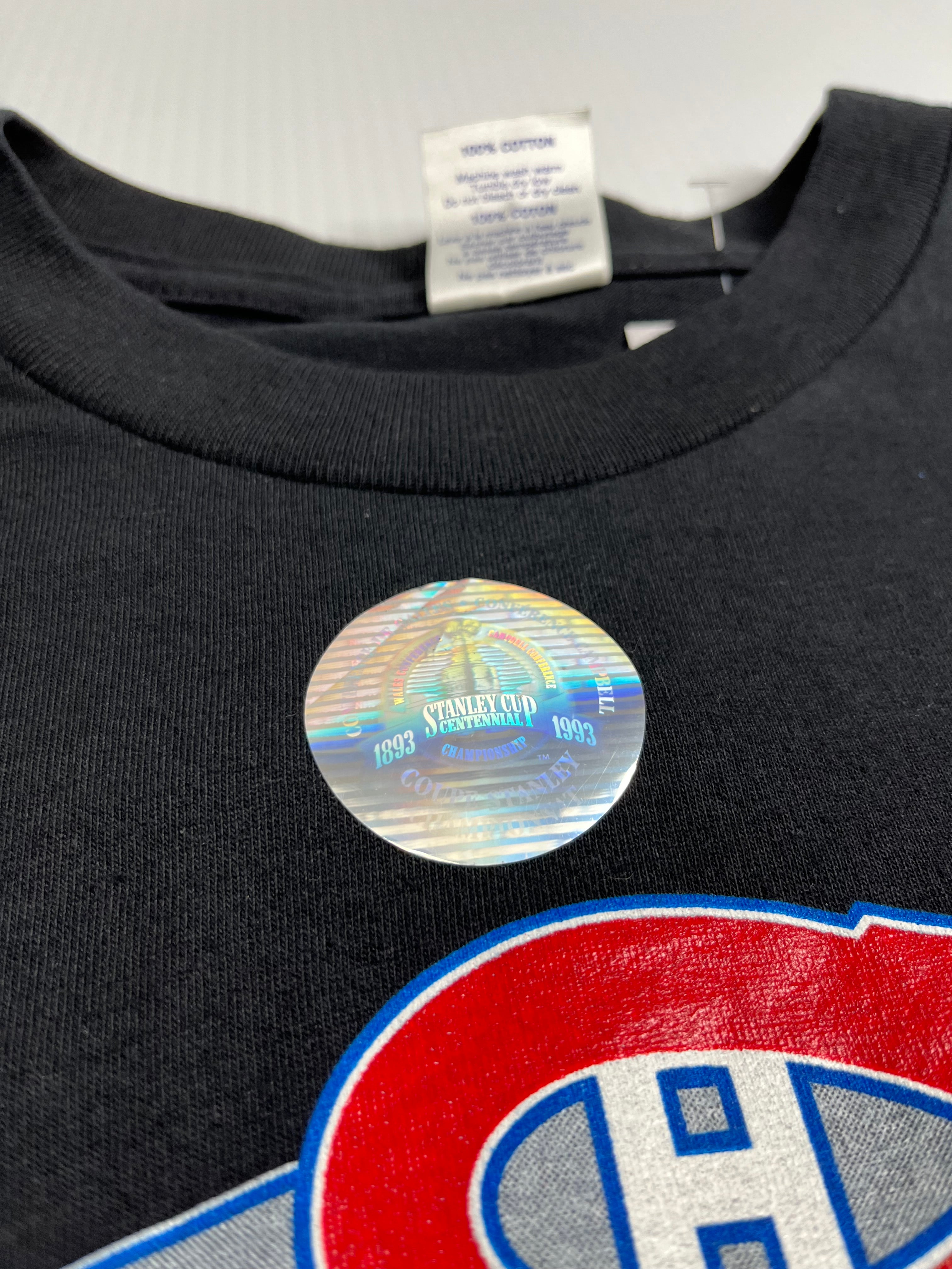 1993 Starter Montreal Canadiens NHL Tee XL