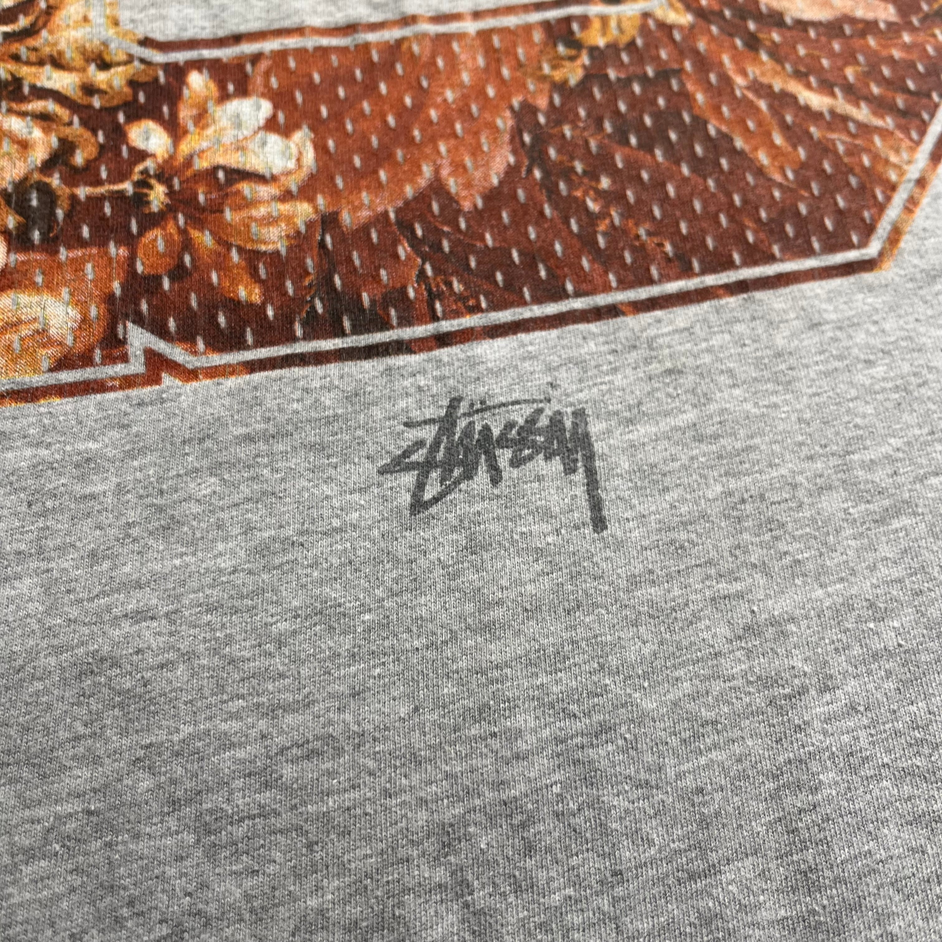 Stussy Floral Overlay 80 Graphic Tee M