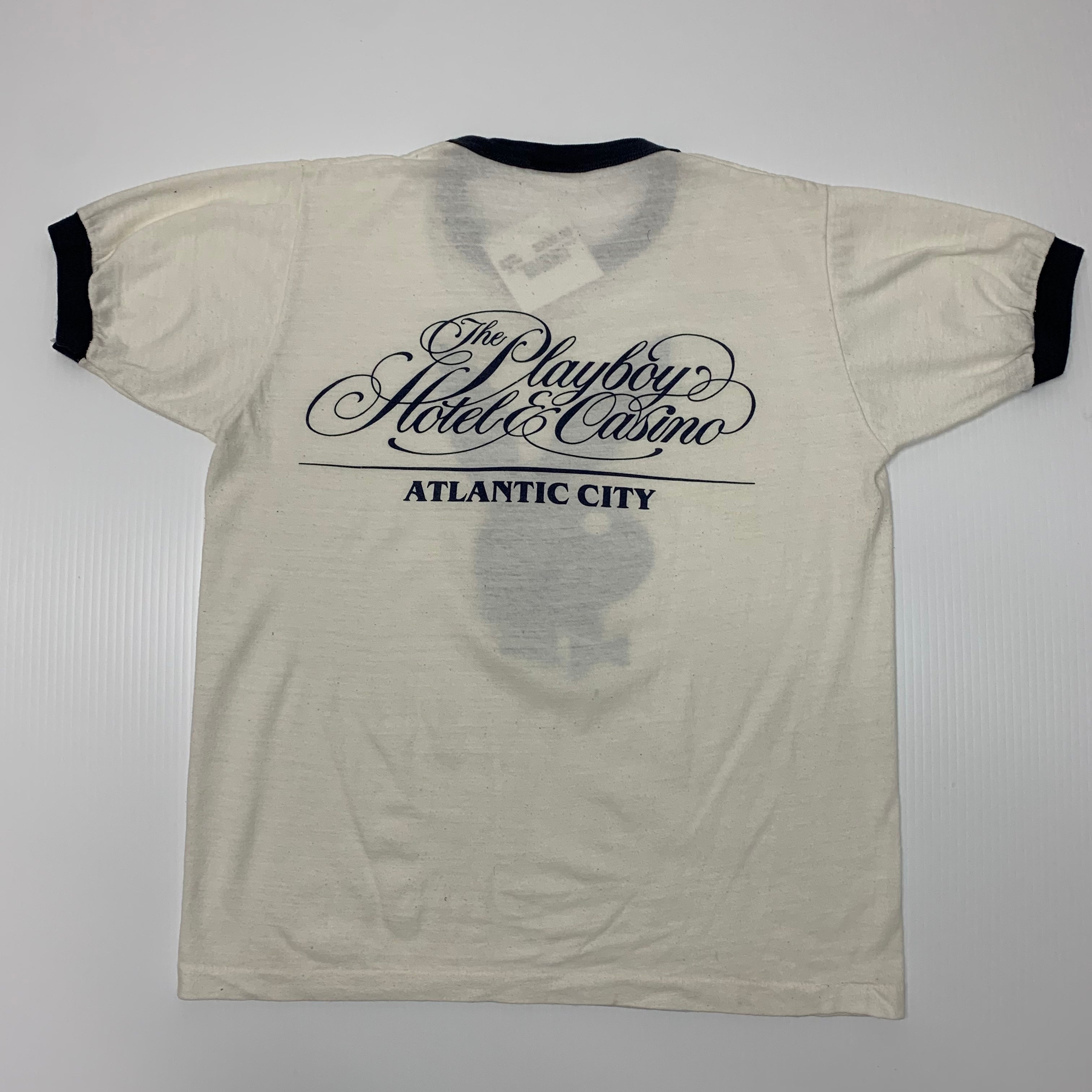 70s Playboy Bunny Ringer Tee M