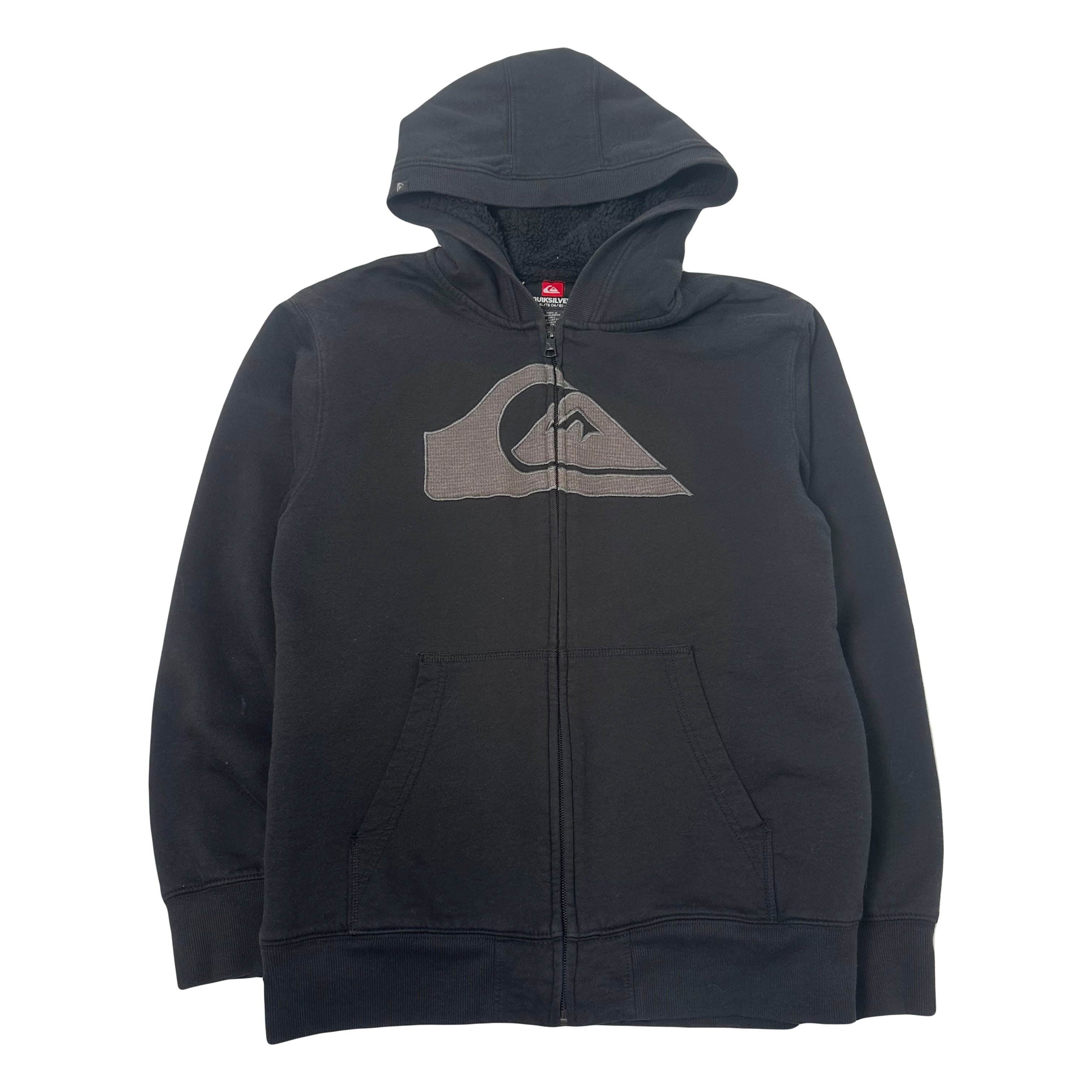 Y2K Quiksilver Sherpa Lined Hoodie Youth XL