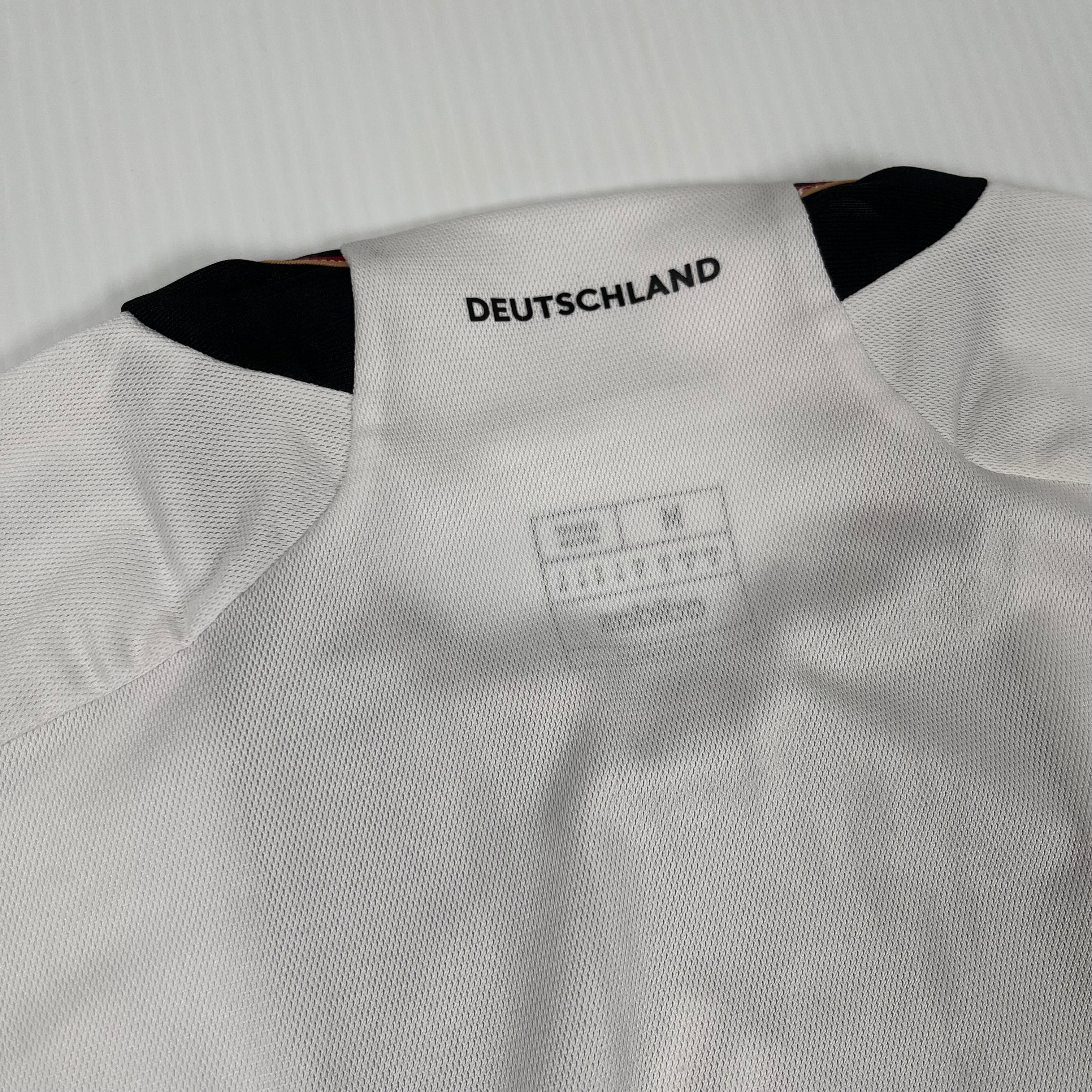 Rework Shirred Adidas Germany Home Jersey Women's M