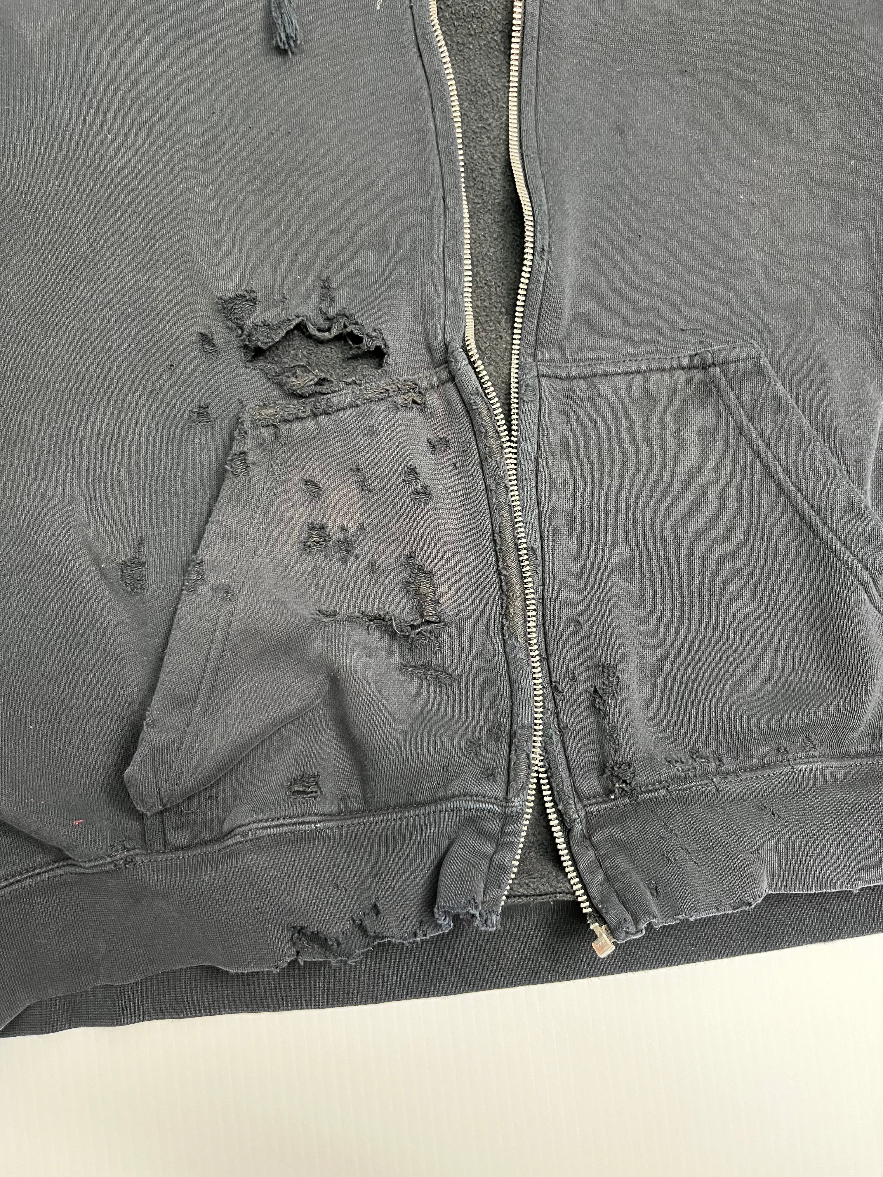 Harley Davidson Heritage Edmonton Distressed Zip Hoodie 3XL