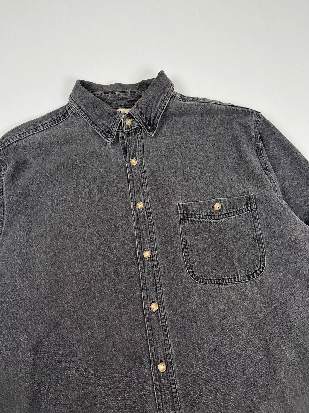 Vintage Penmans Faded Denim Button up Shirt M