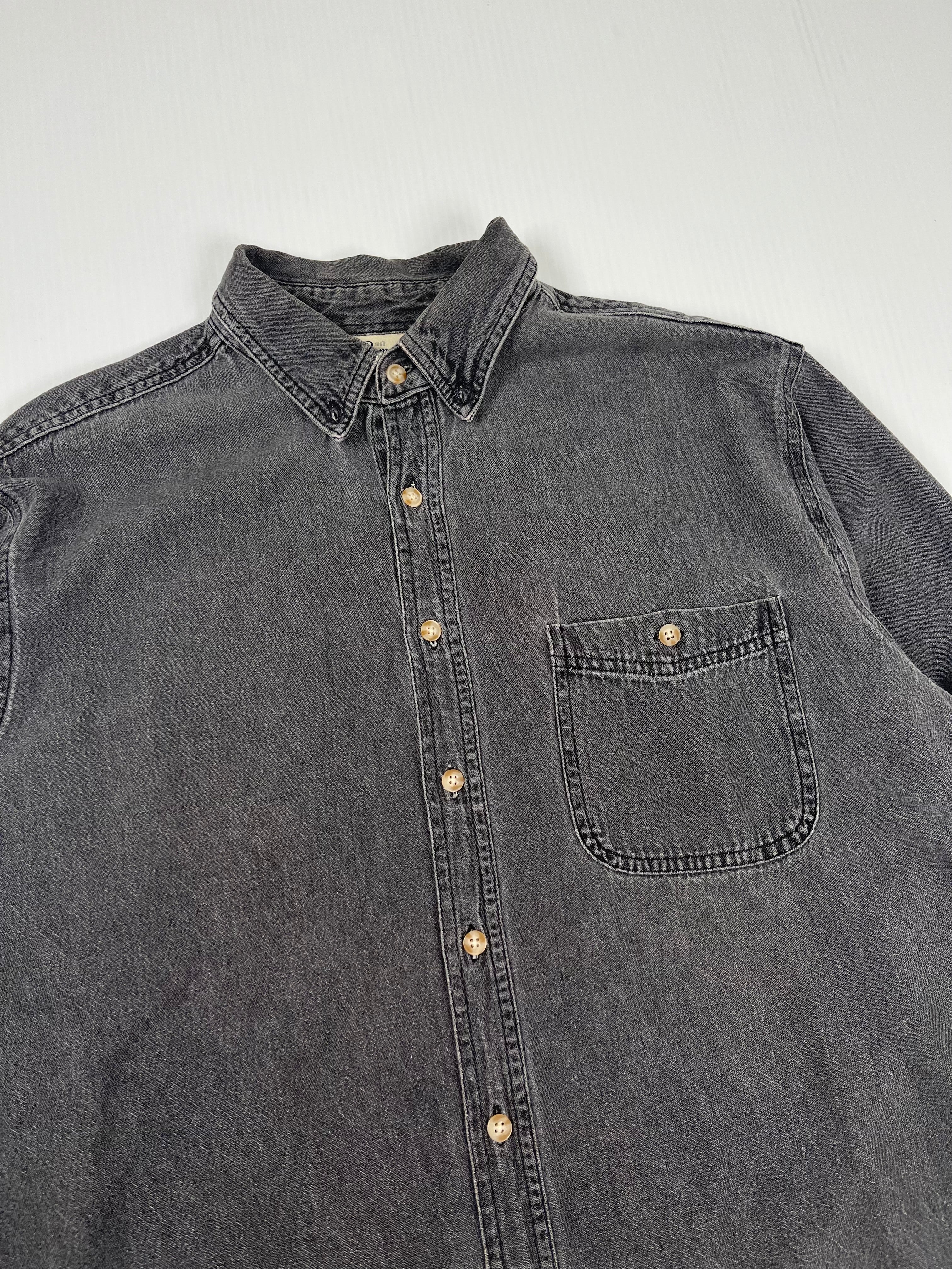 Vintage Penmans Faded Denim Button up Shirt M