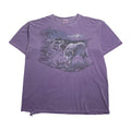 Vintage Distressed Wolf Graphic Tee XL