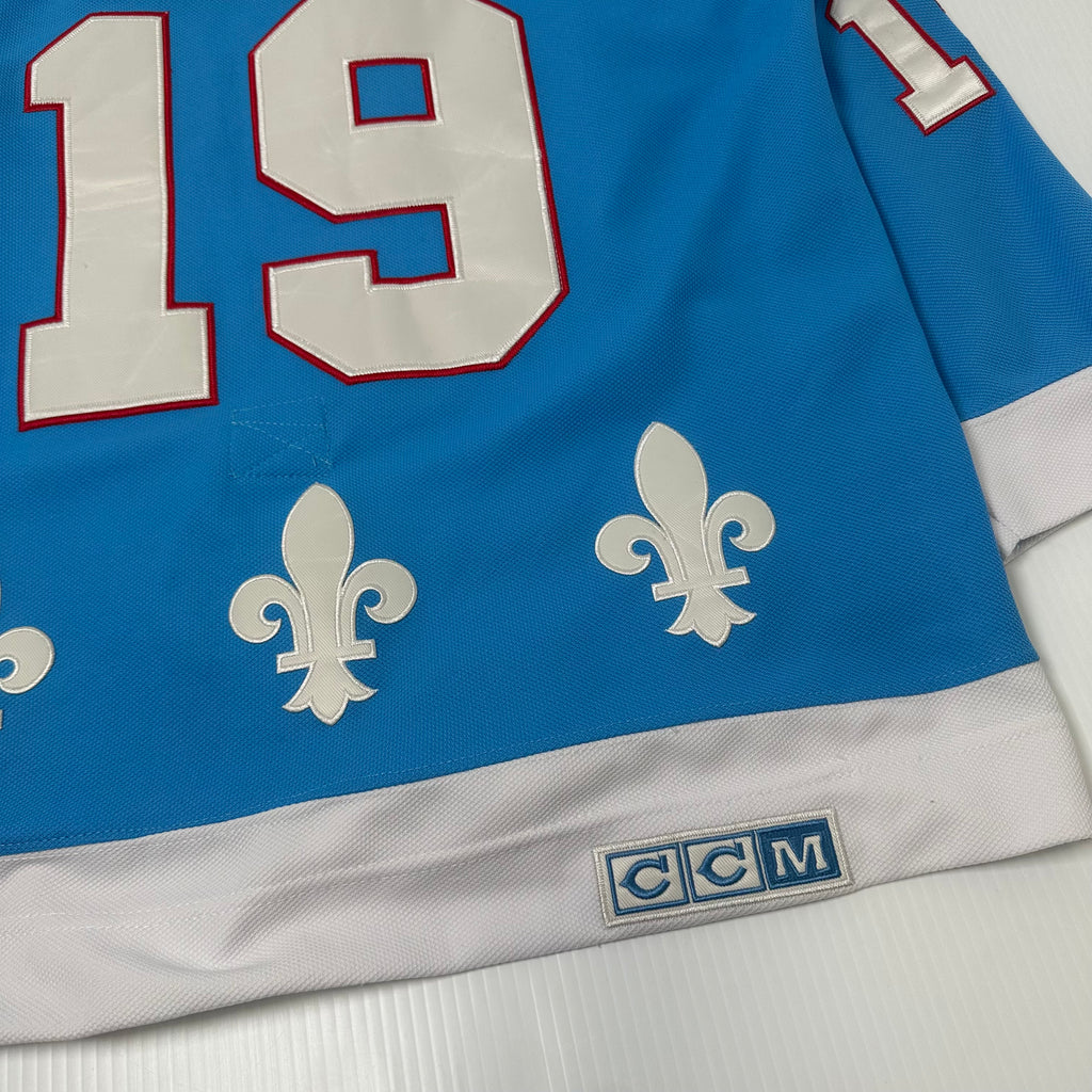CCM Quebec Nordiques Sakic #19 NHL Hockey Jersey 50