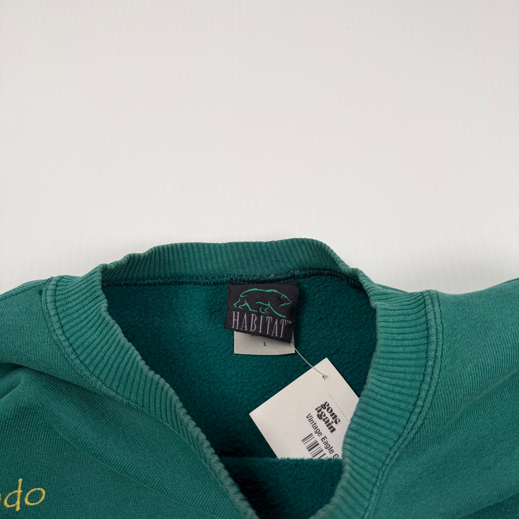 Vintage Colorado Eagle AOP Nature Crewneck L