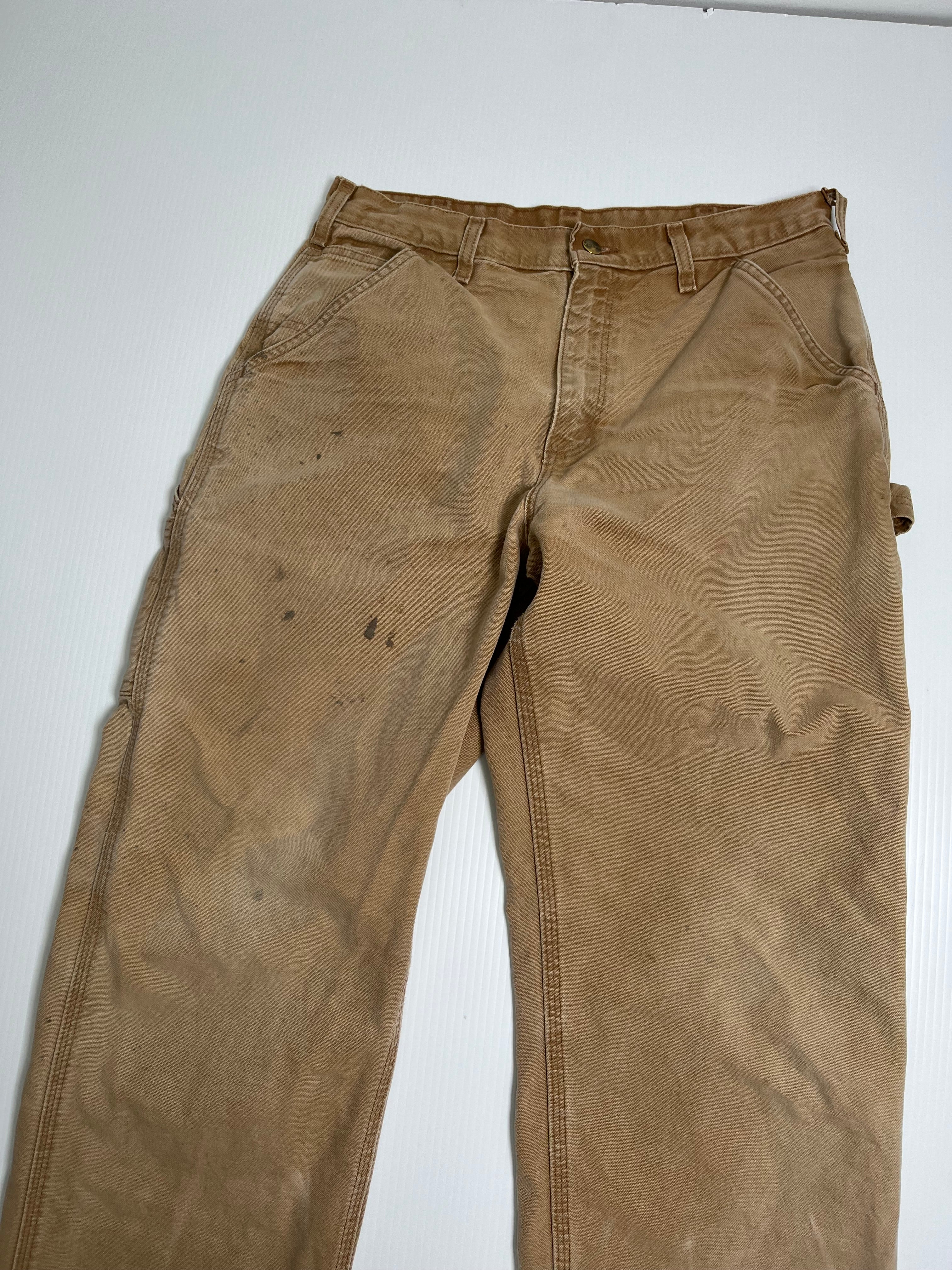 Vintage Carhartt Faded Carpenter Pants 33