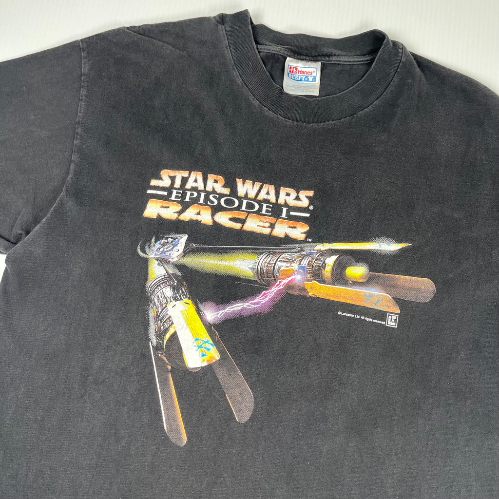 Vintage Star Wars Episode 1 Racer Tee L