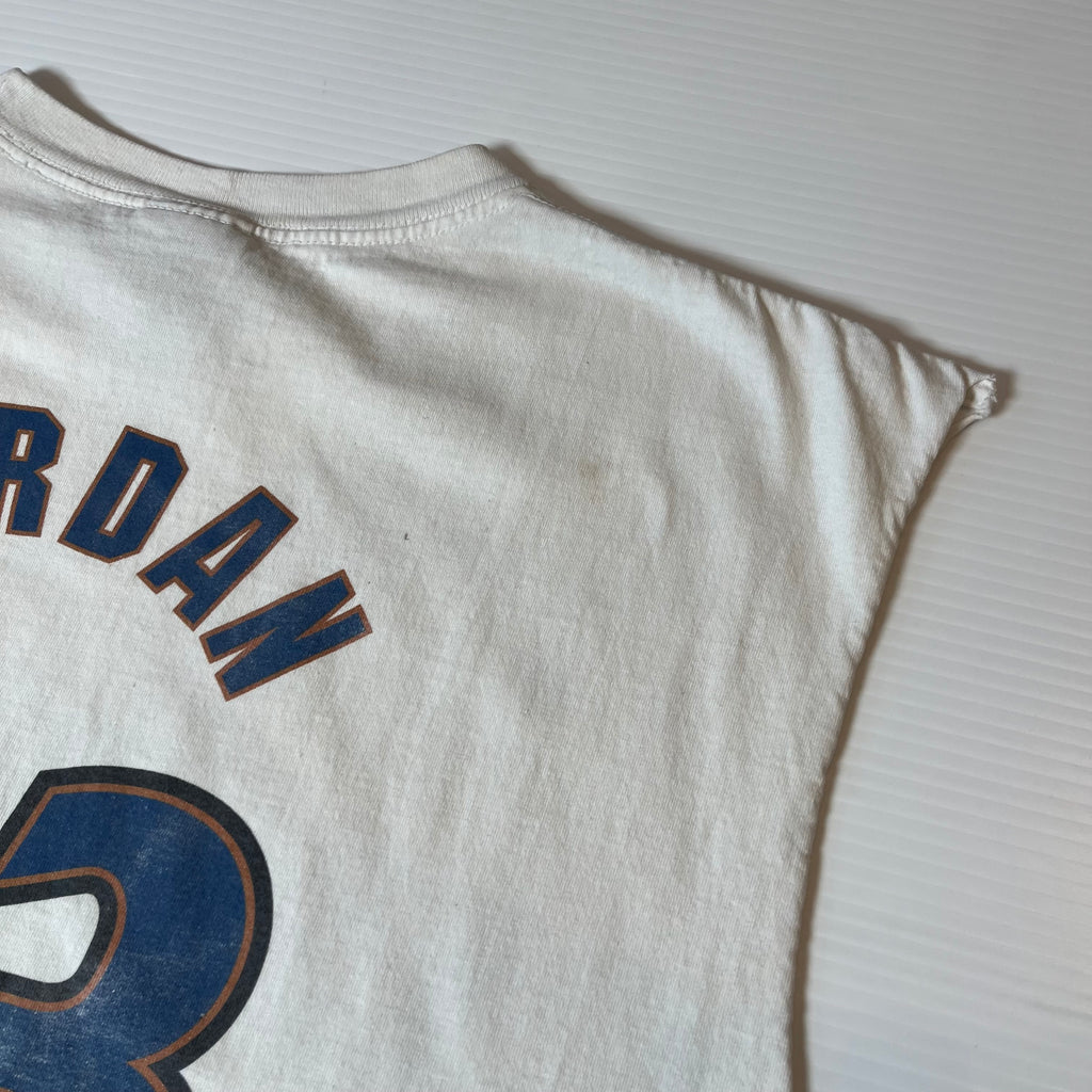 Vintage Nike Washington Wizards Jordan #23 Cutoff Tank L