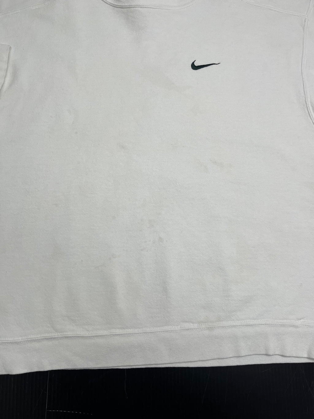 90s Nike White Swoosh Crewneck L