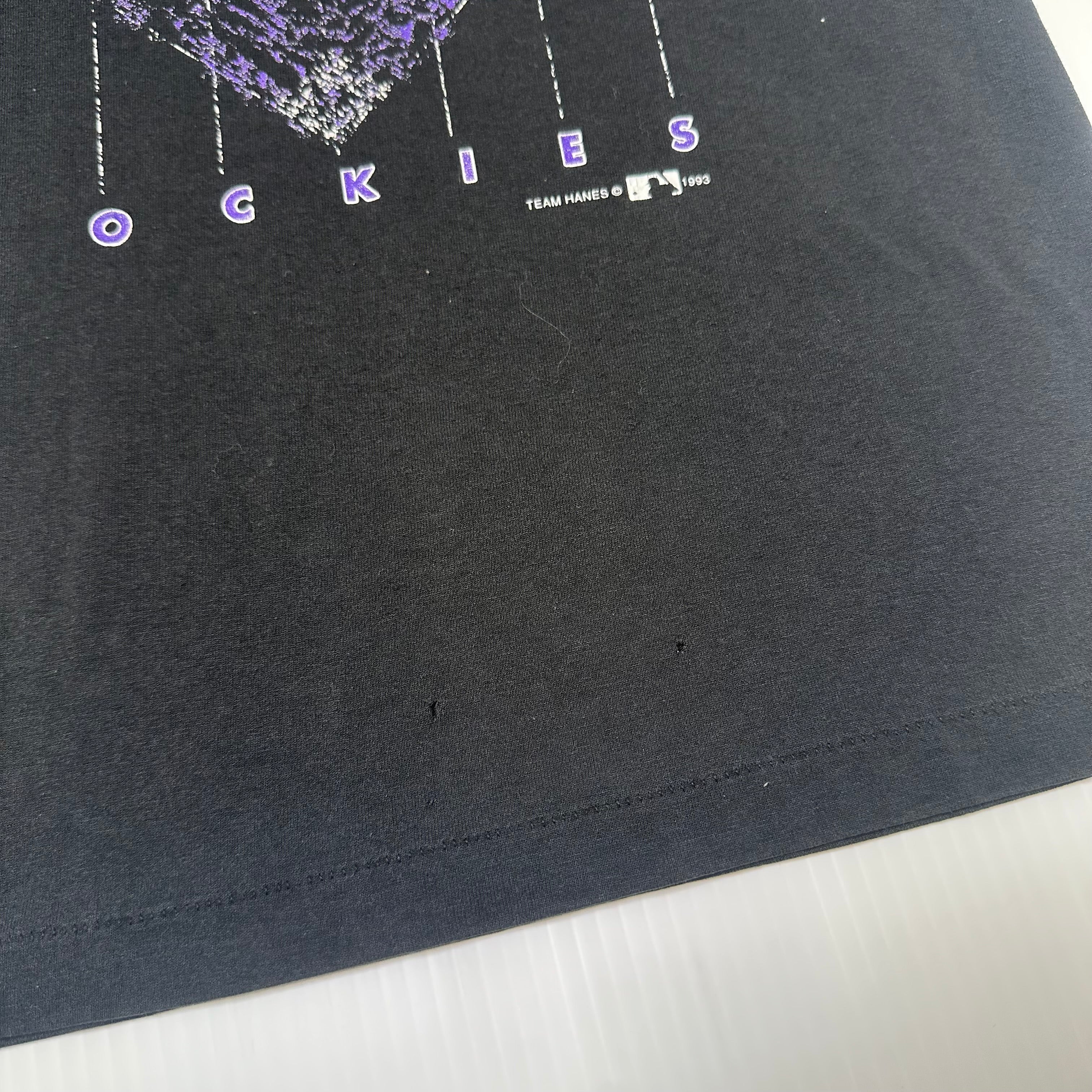 1993 Colorado Rockies MLB Graphic Tee Women's L