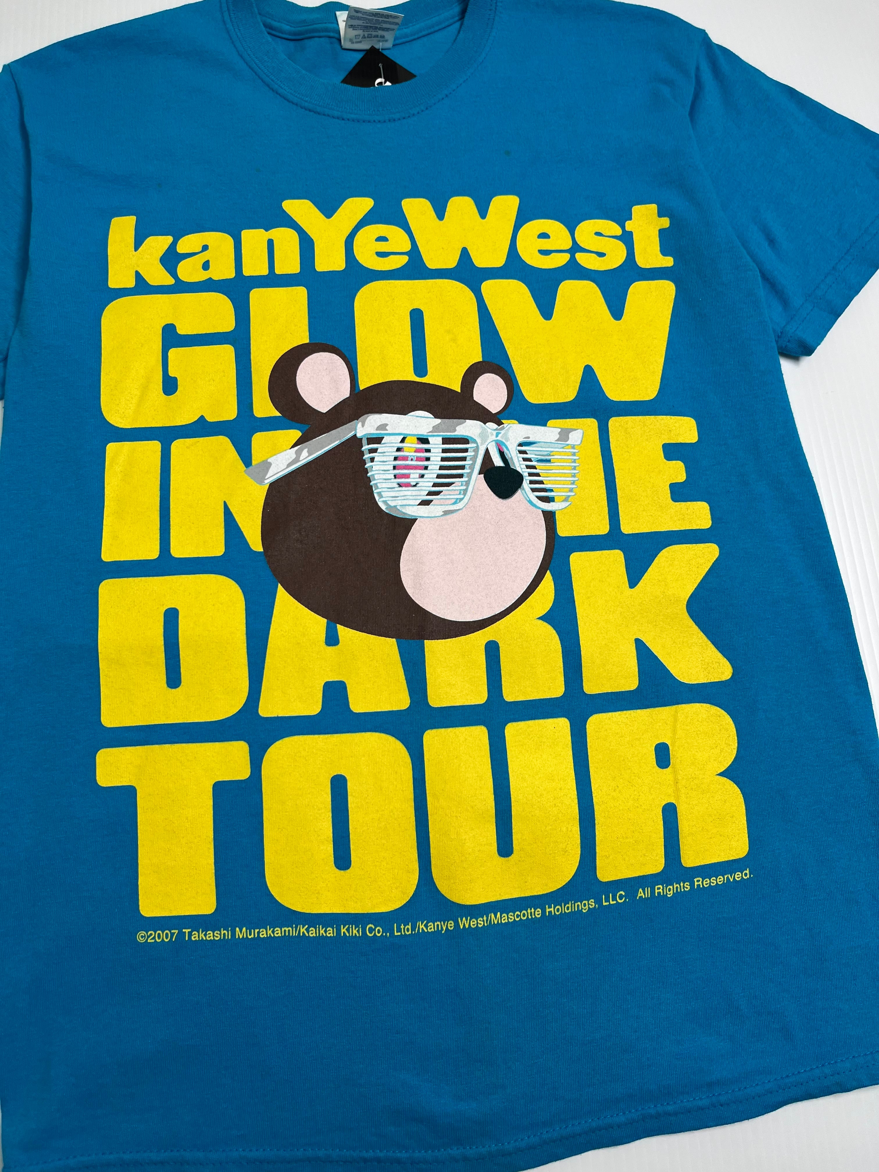2007 Kanye West Glow In The Dark Tee S