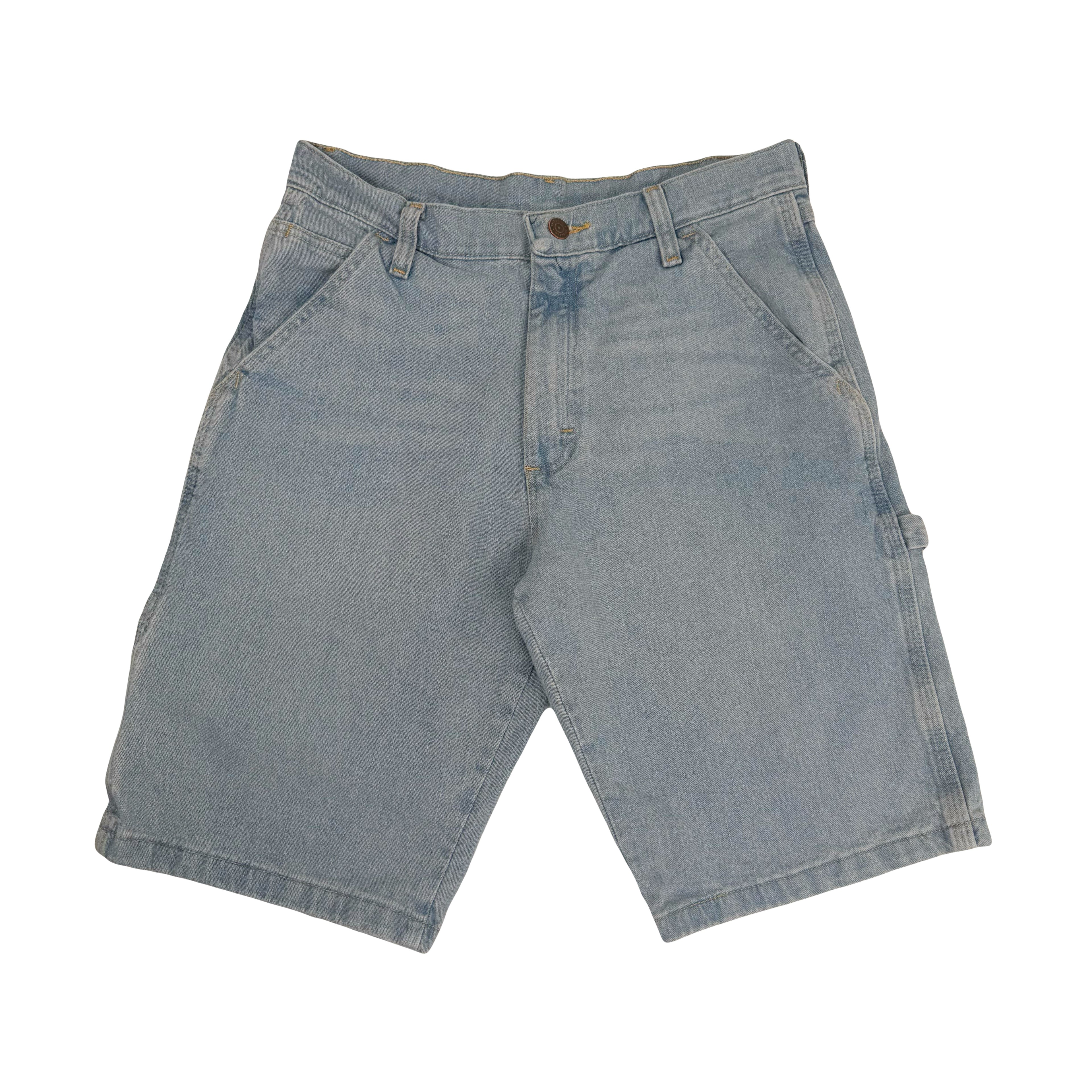 Vintage Wrangler Light Wash Denim Carpenter Shorts 30