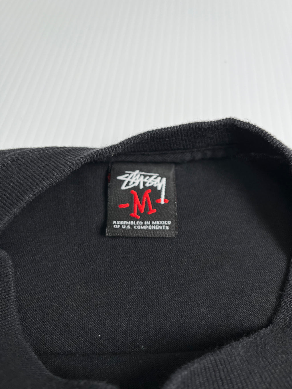 Stüssy Shoelace Logo Graphic Tee M