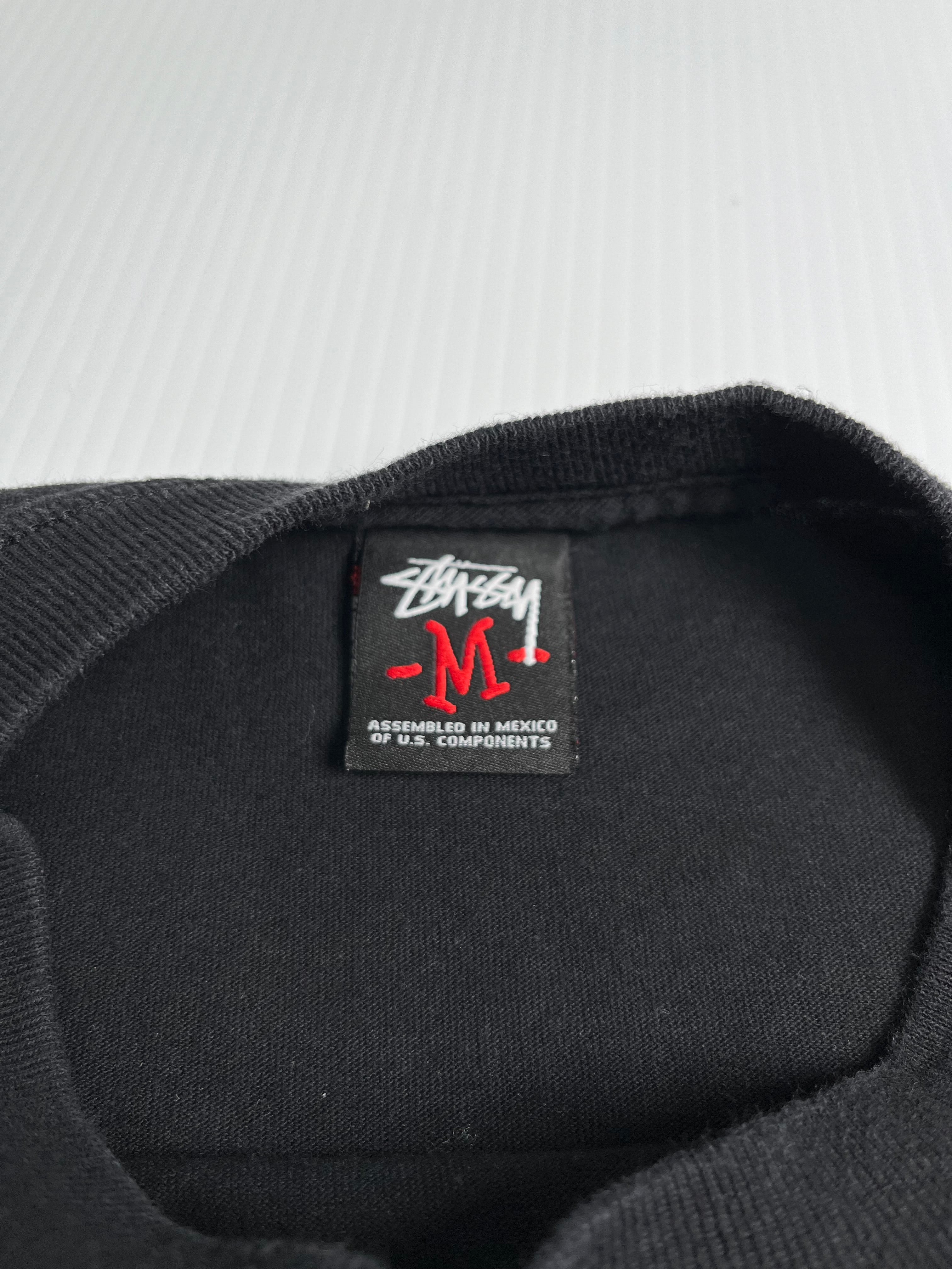 Stüssy Shoelace Logo Graphic Tee M
