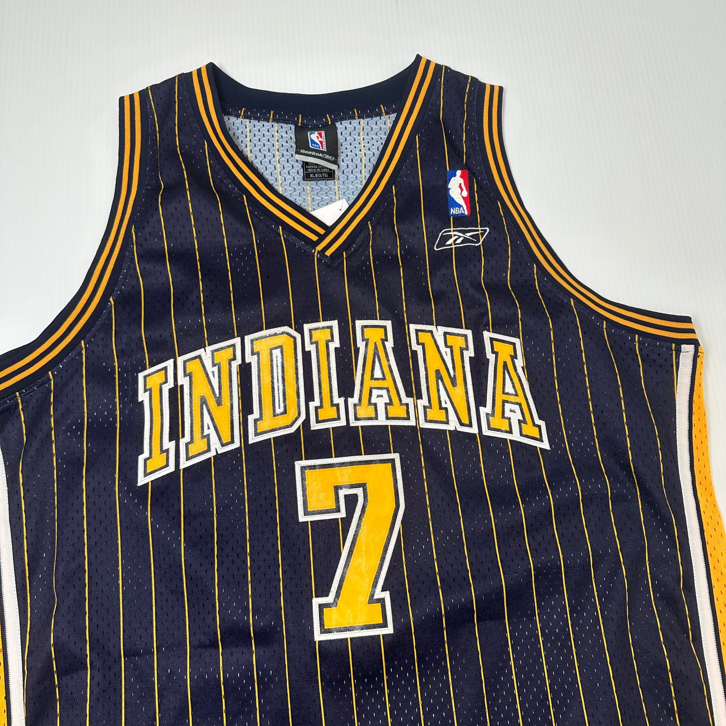 Adidas Indiana Pacers O’Neal #7 Pinstripe Jersey XL