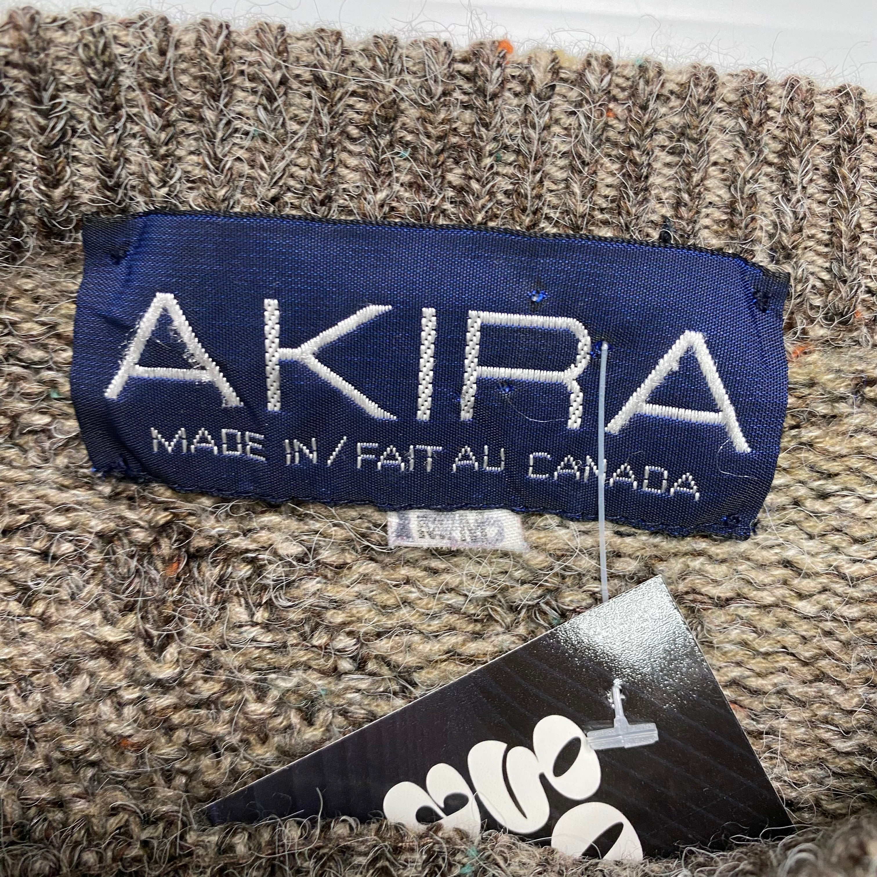 Akira Brown Knit Sweater M