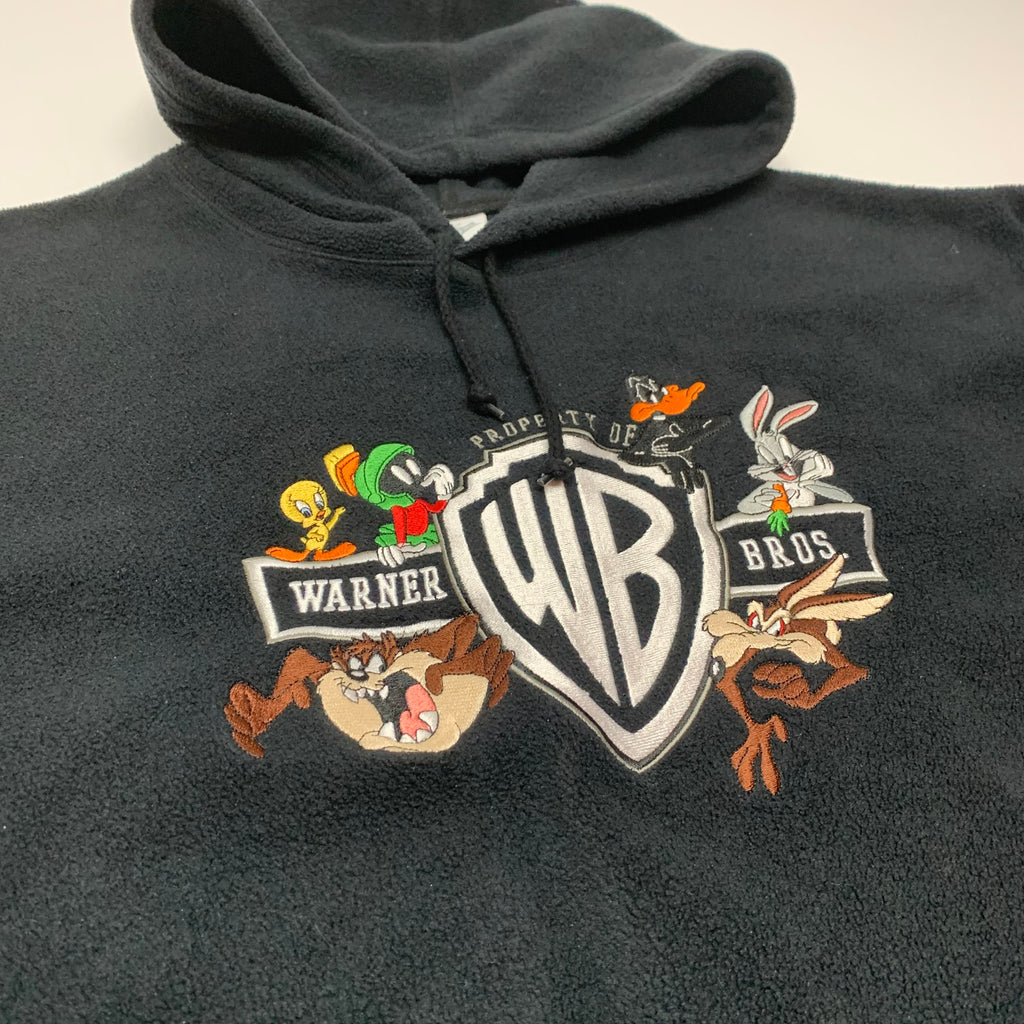 Vintage Warner Brothers Looney Tunes Fleece Hoodie XXL