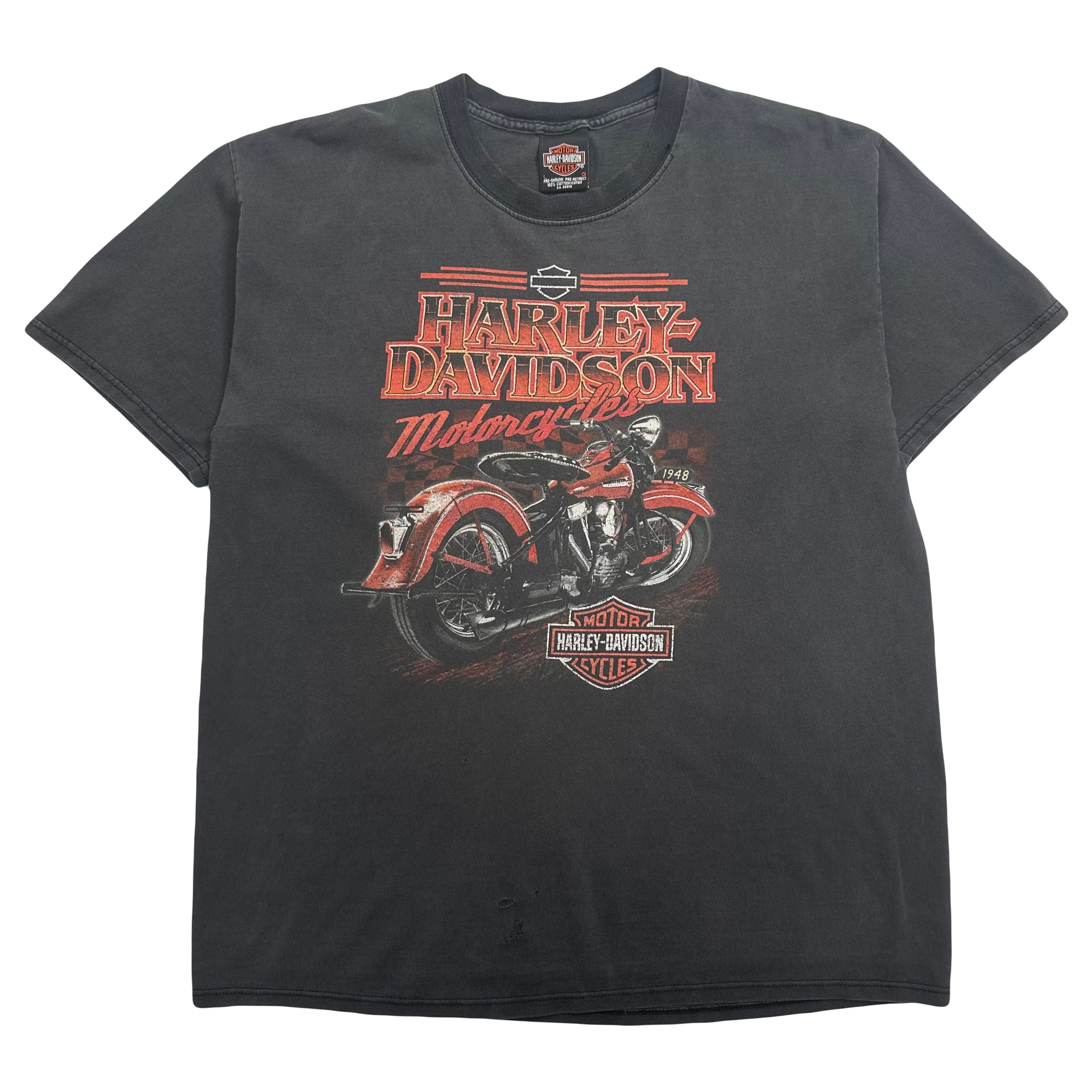 Vintage Harley Davidson Yorkton Saskatchewan Graphic Tee L