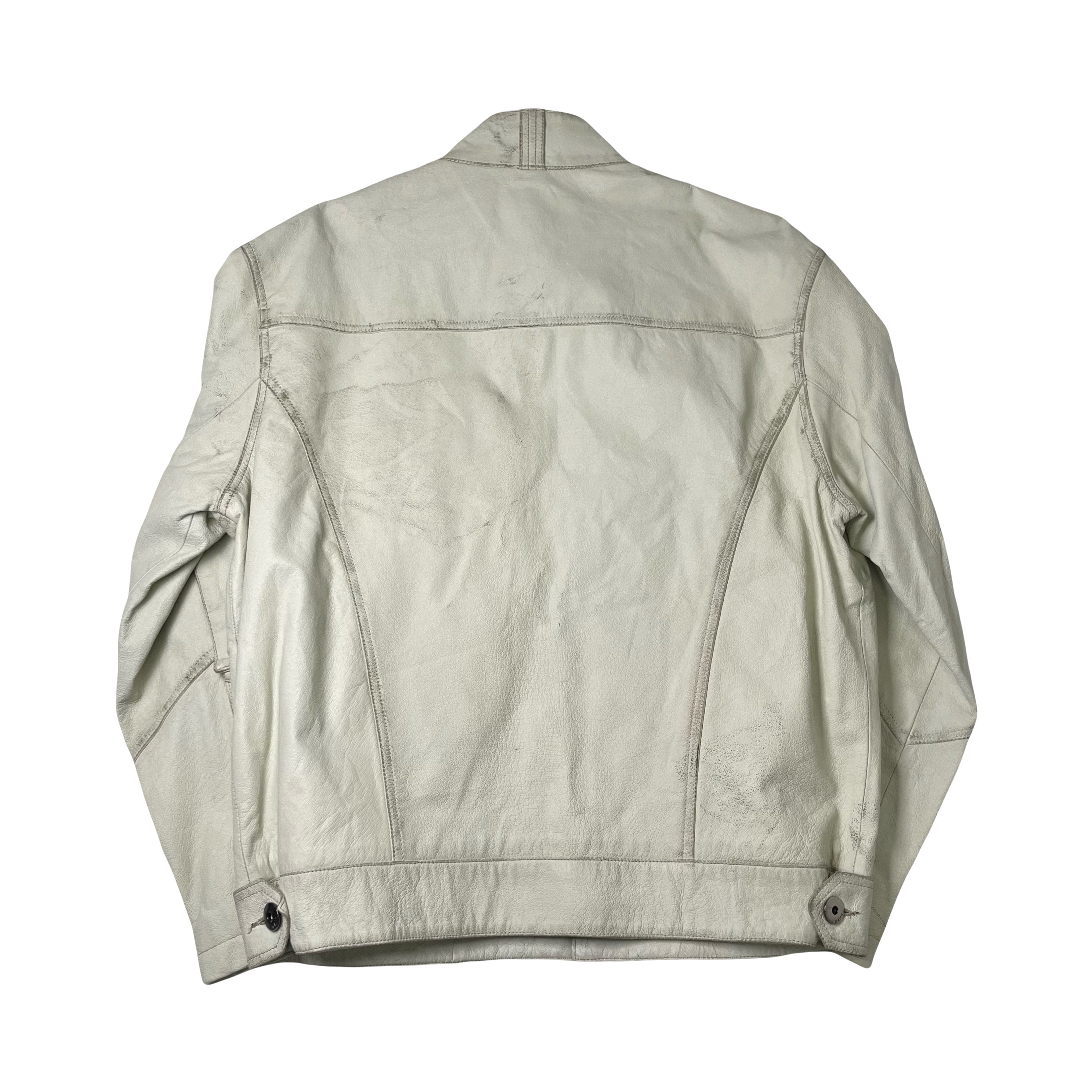 New Label Leather Moto Style Jacket Women's L