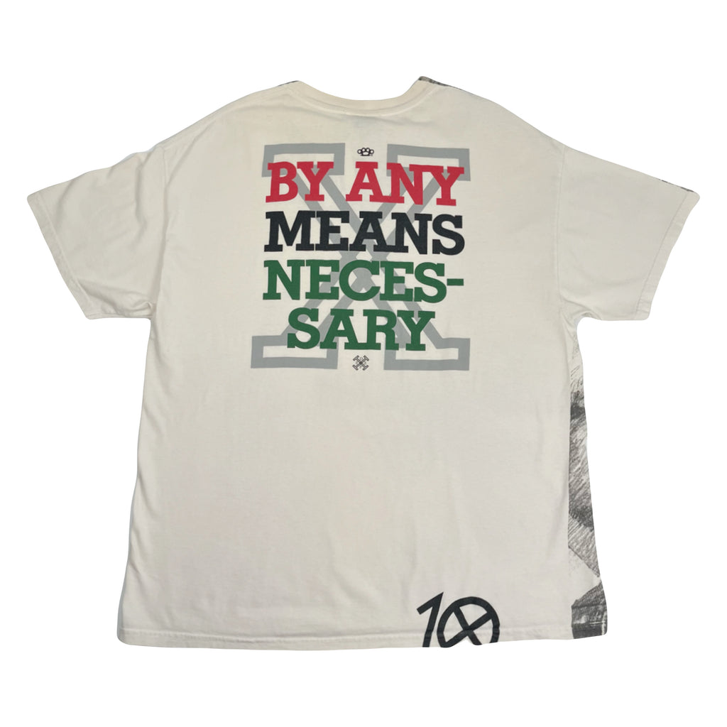 10 Deep Malcolm X By Any Means Necessary Tee XL