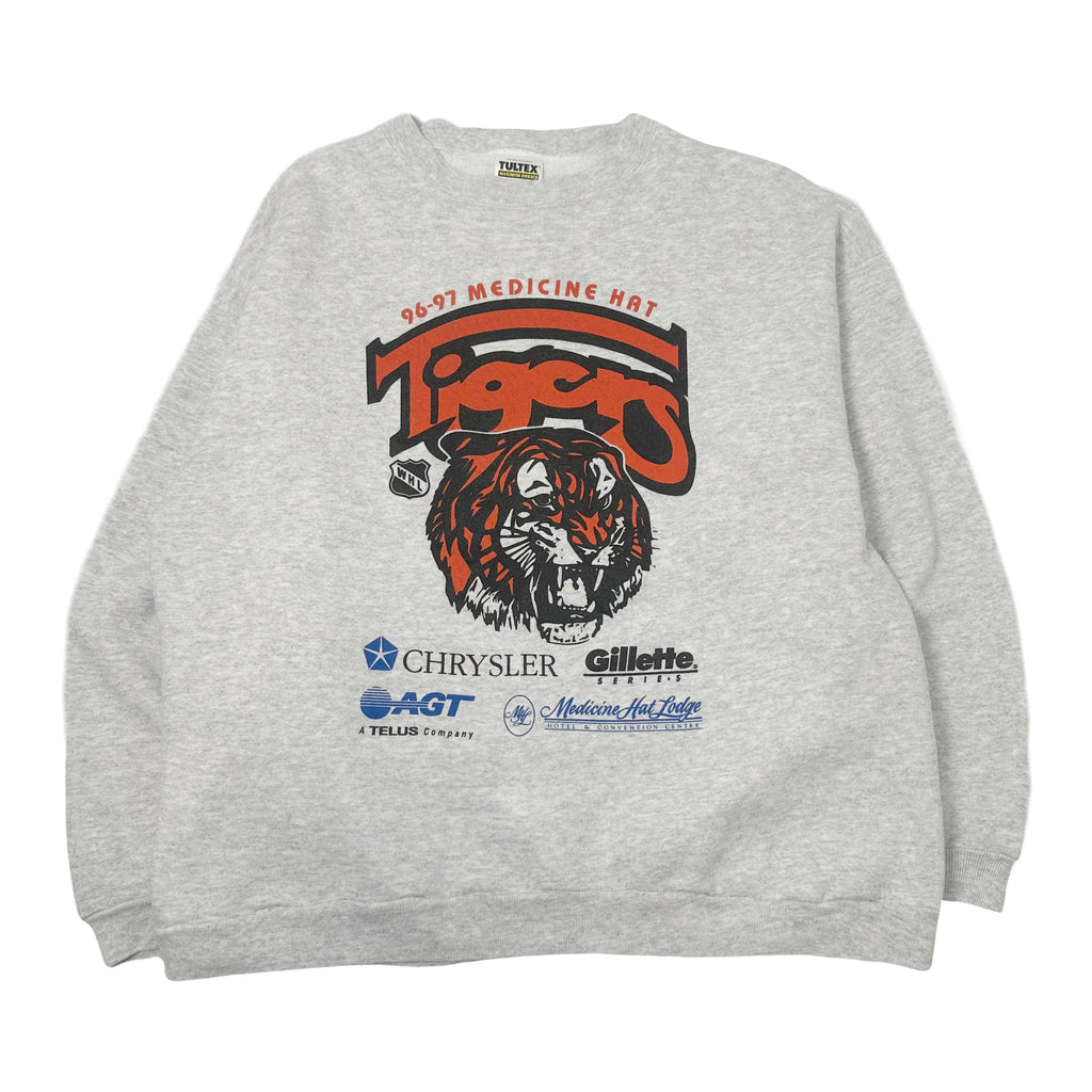 1996-97 Medicine Hat Tigers WHL Crewneck XL