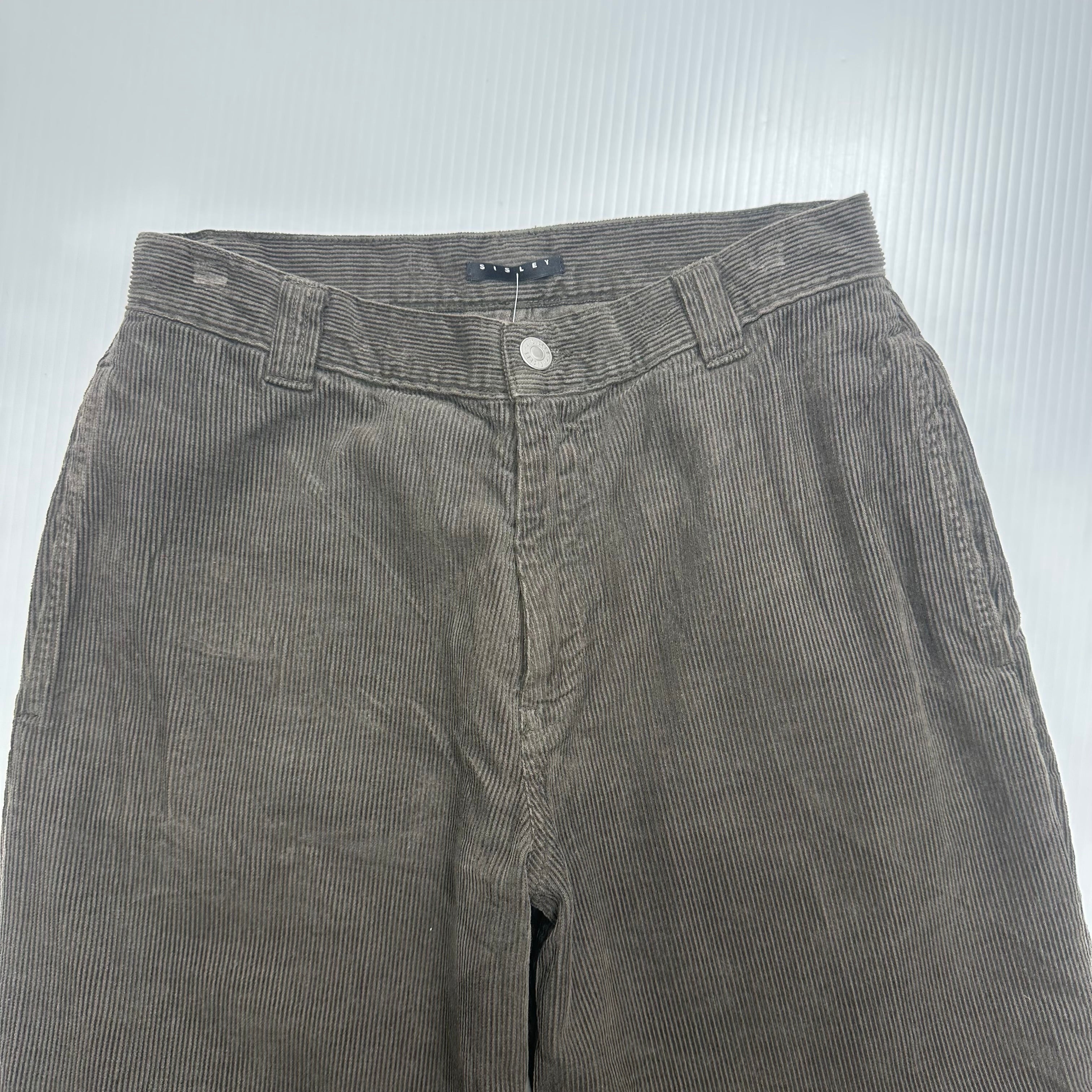 Sisley Corduroy Straight Leg Trousers 28