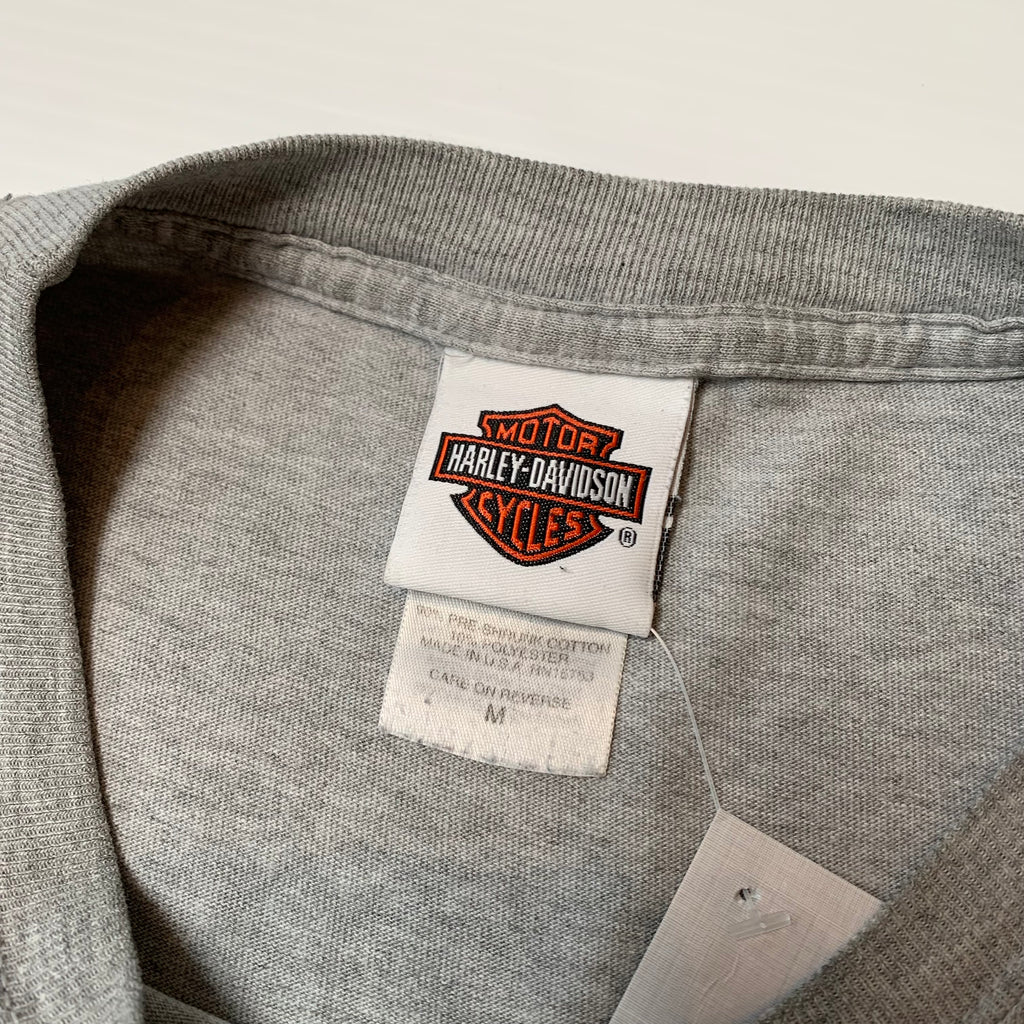 Harley Davidson Kamloops Skull Pocket Tee M