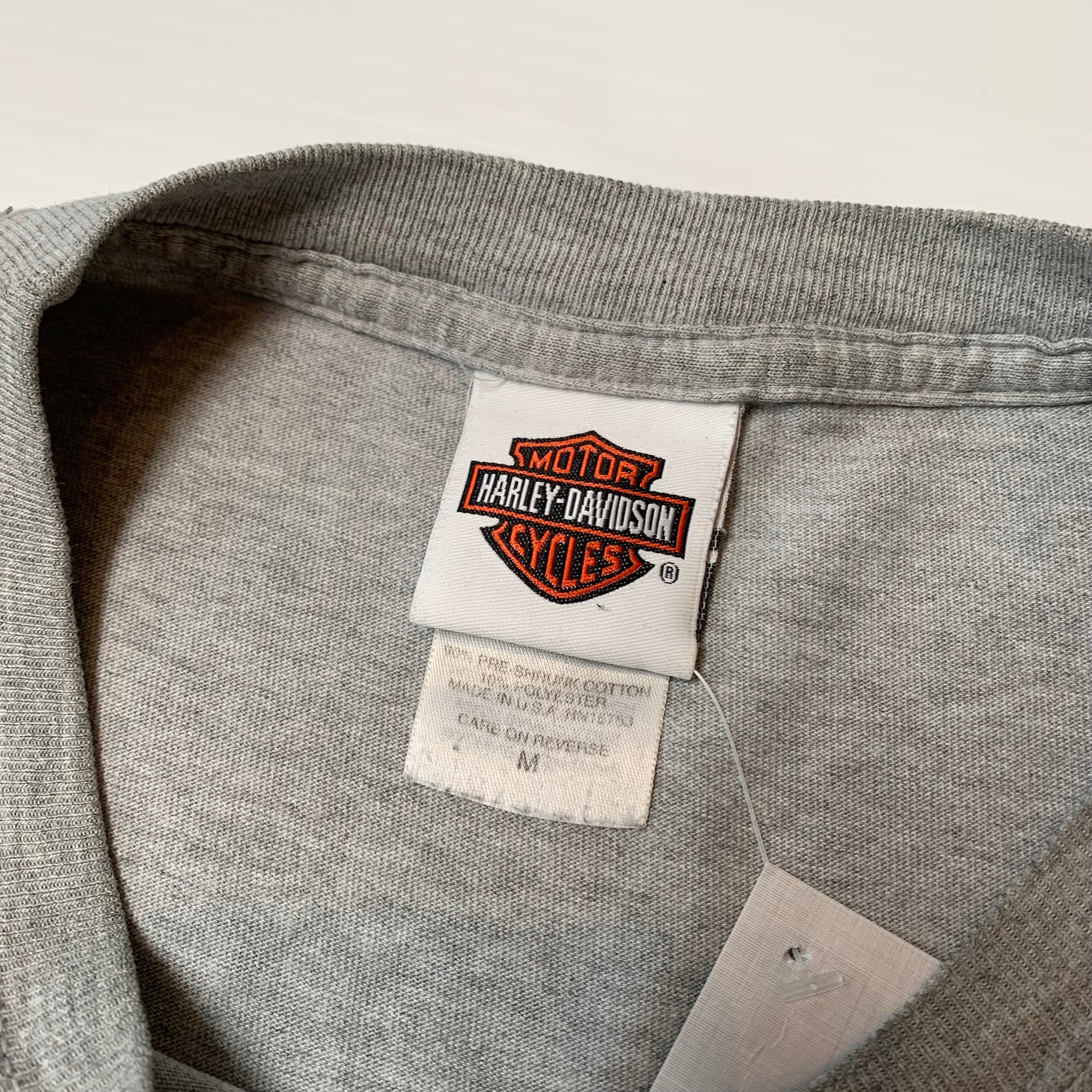 Harley Davidson Kamloops Skull Pocket Tee M